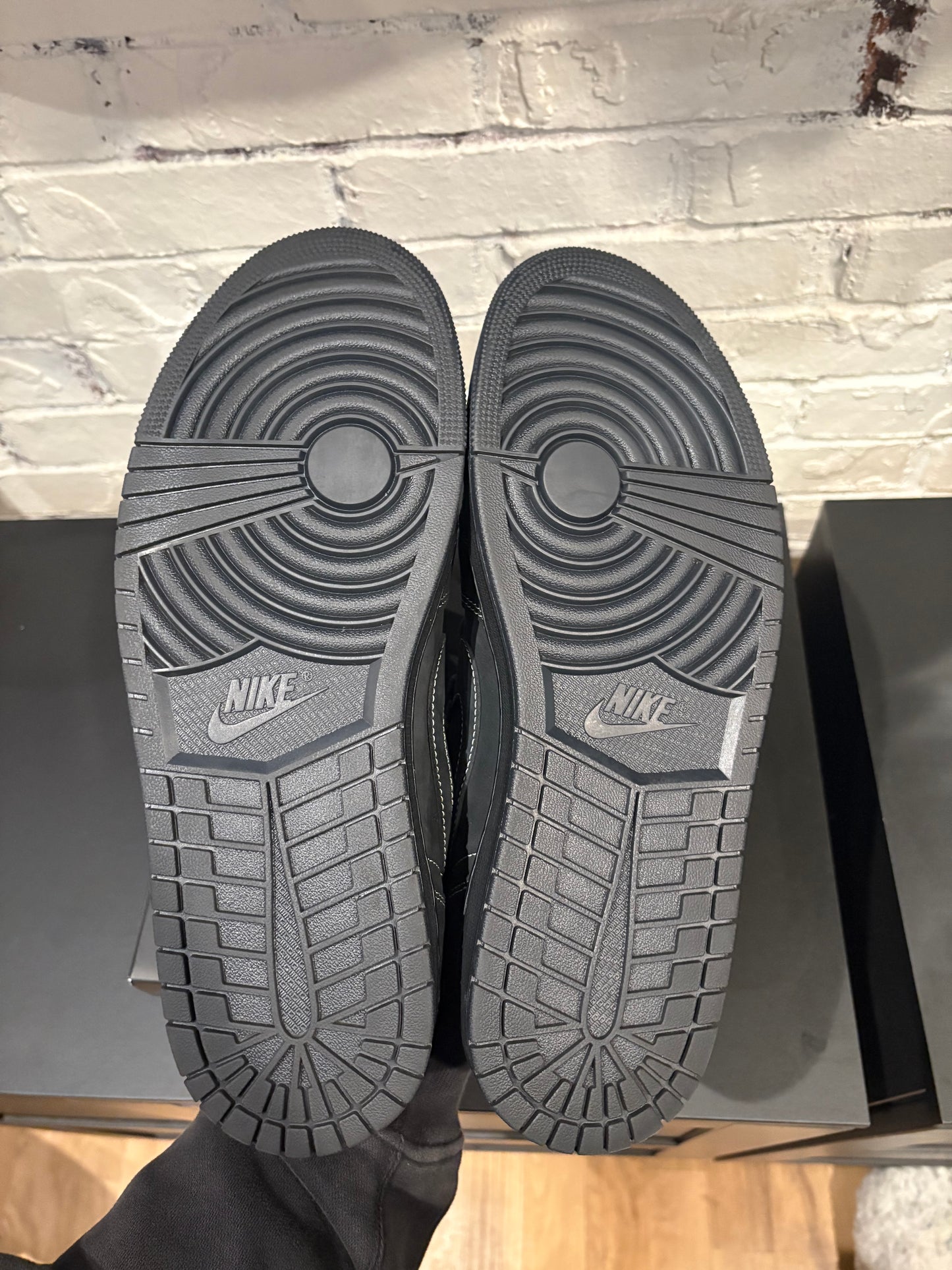 Jordan 1 Retro Low Travis Scott Black Phantom PO OG ALL Size 12.5