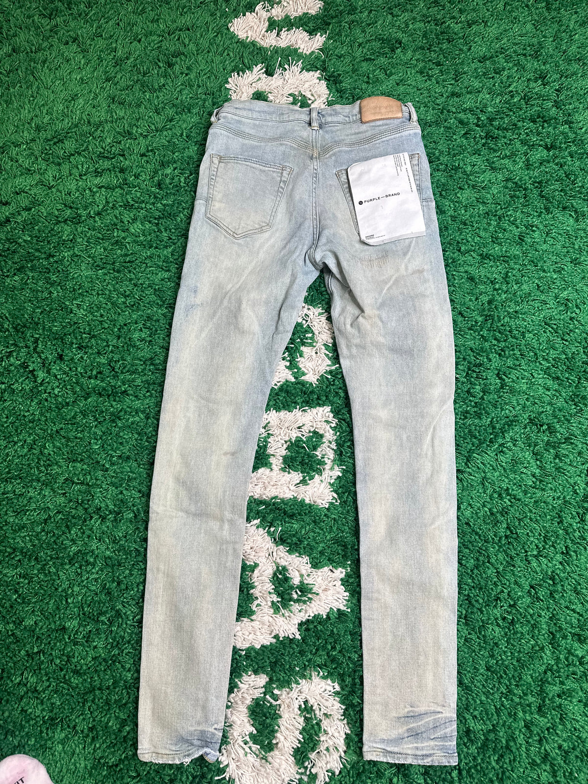 Purple Jeans Light Wash Size 29