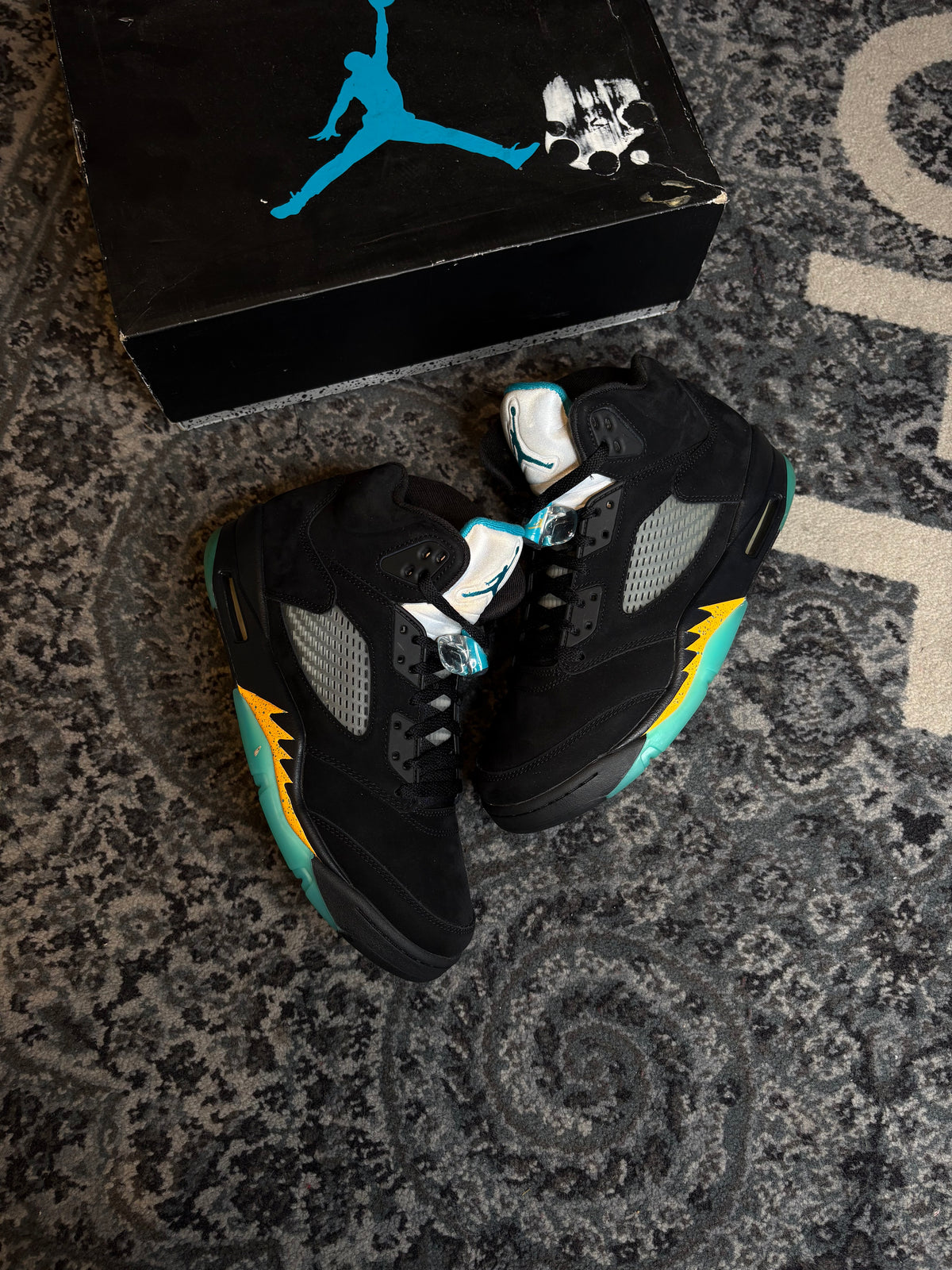 Jordan 5 Retro “Aqua” Clean Og Size 10