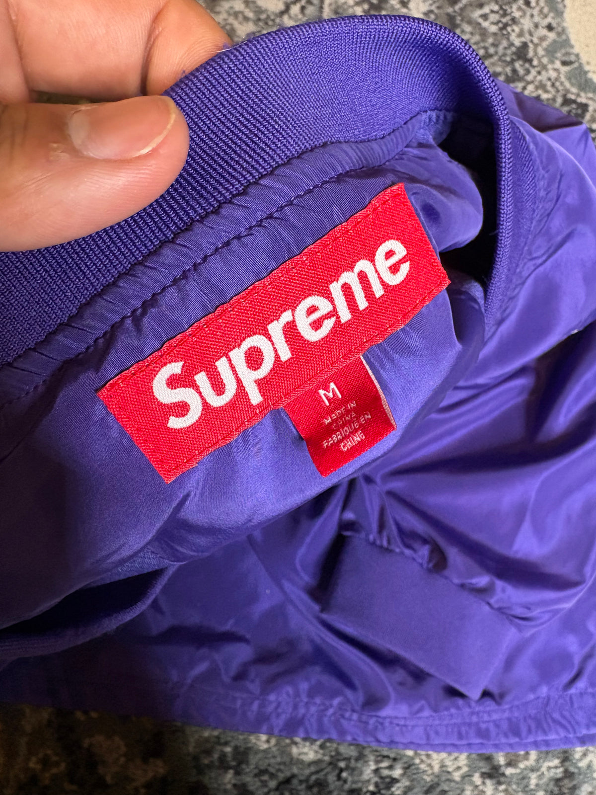 Supreme Warthog Warm Up Pullover “Purple” Size Medium