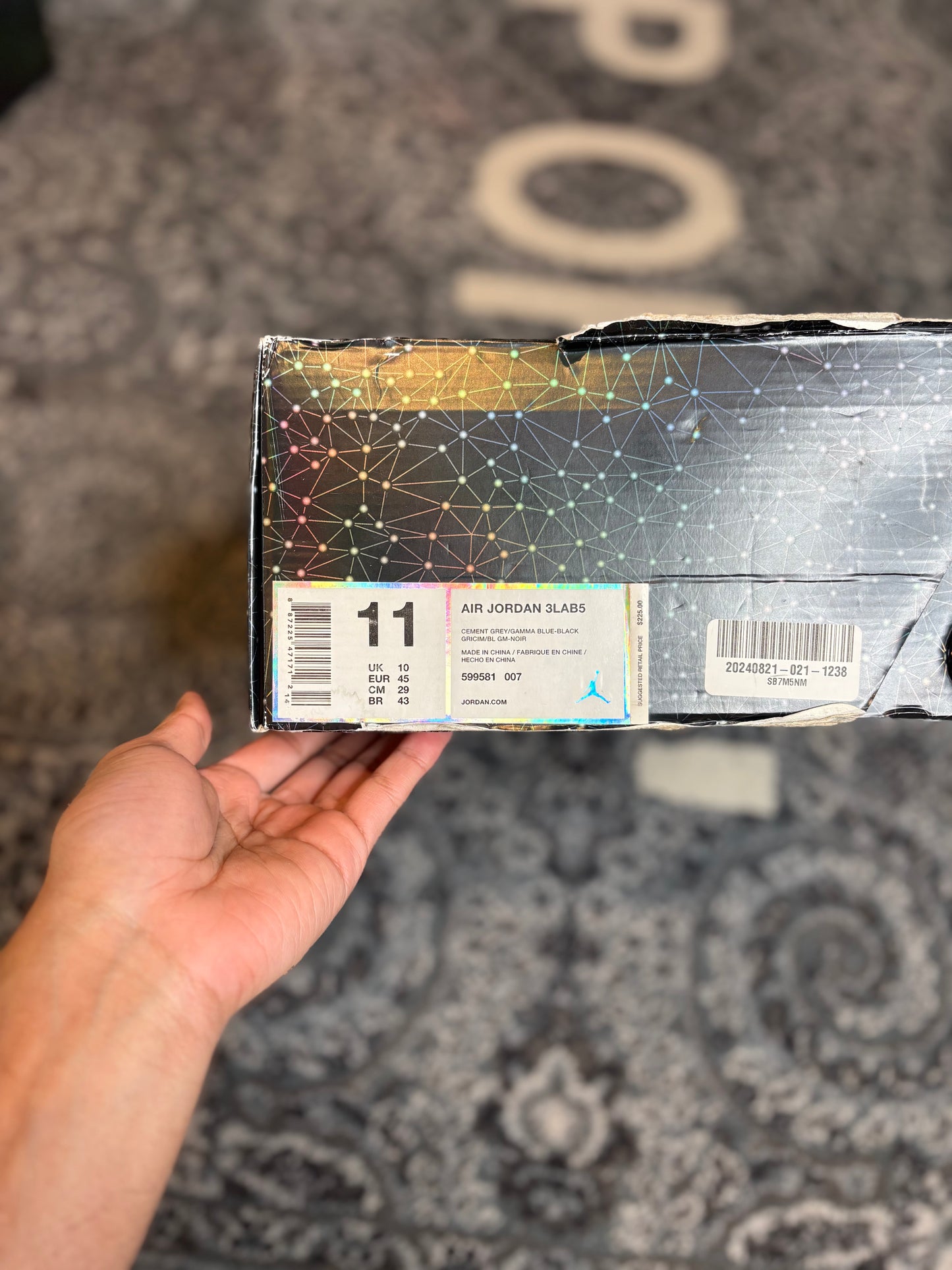 Jordan 5 “3Lab5” CLEAN OG SIZE 11