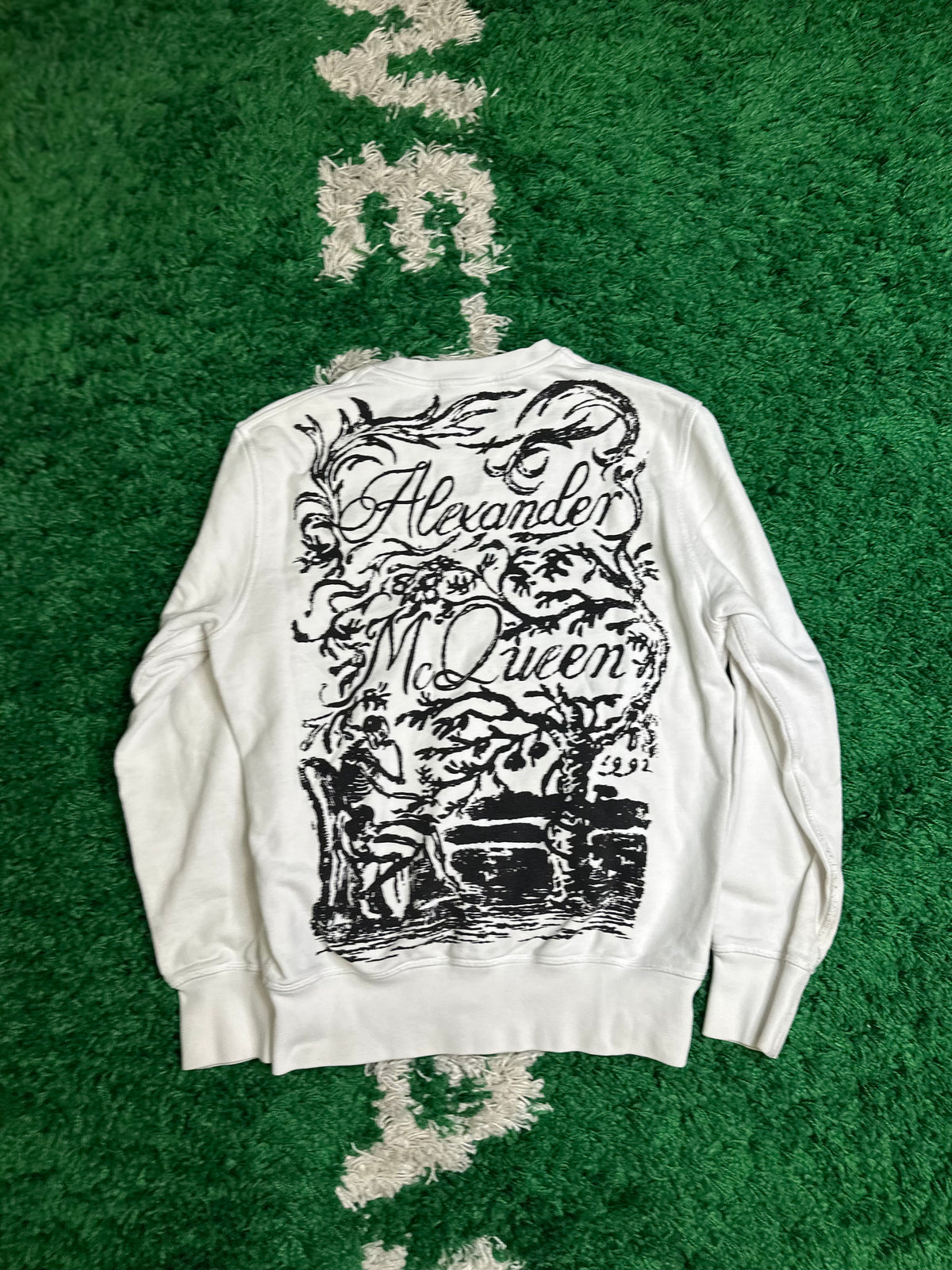 Alexander McQueen Crewneck White Size XS