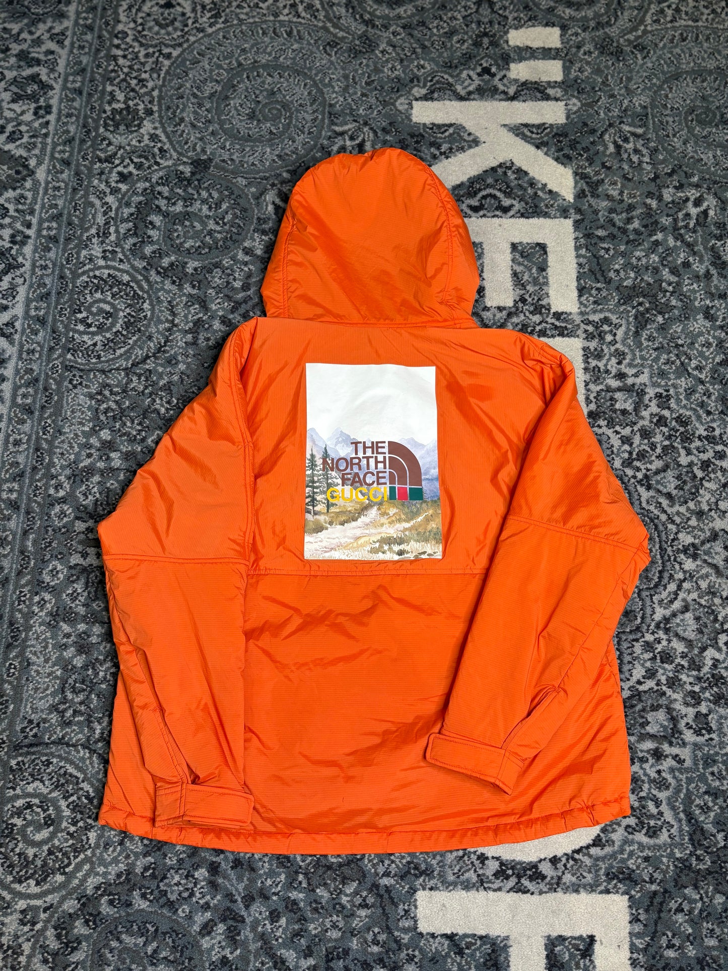 Gucci x TNF Orange Windbreaker PO Size L