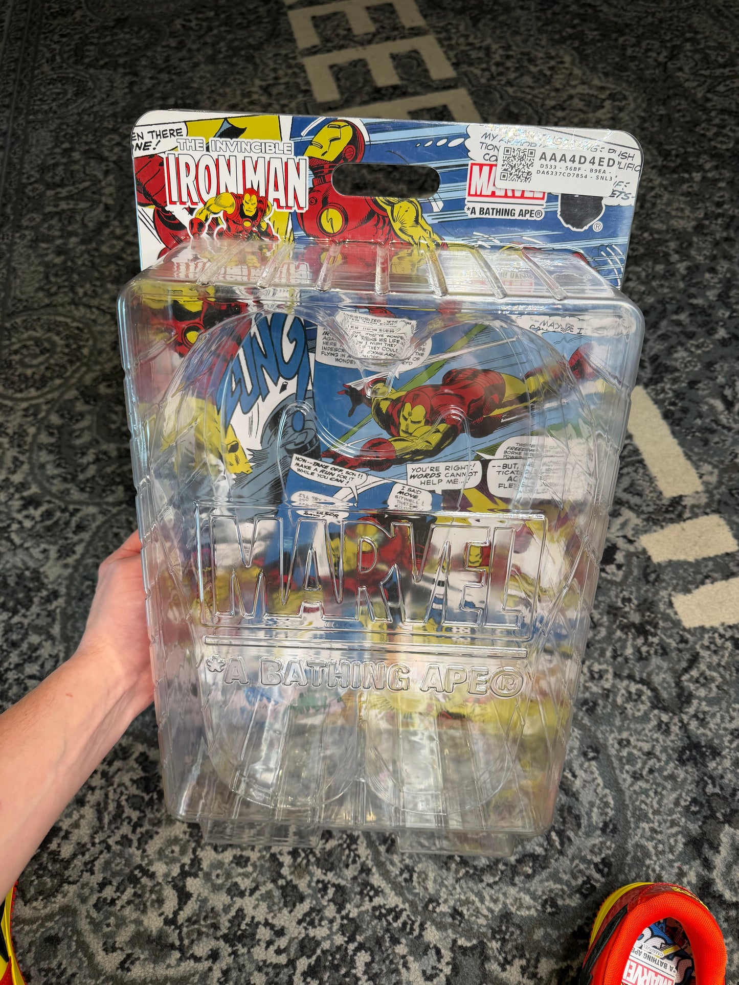 Bapesta x Marvel ‘Iron Man’ Size 9.5 DS OG