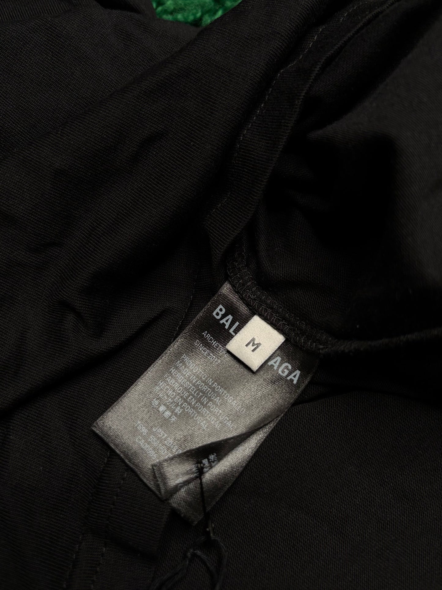 Balenciaga Logo Tee Black Size Medium