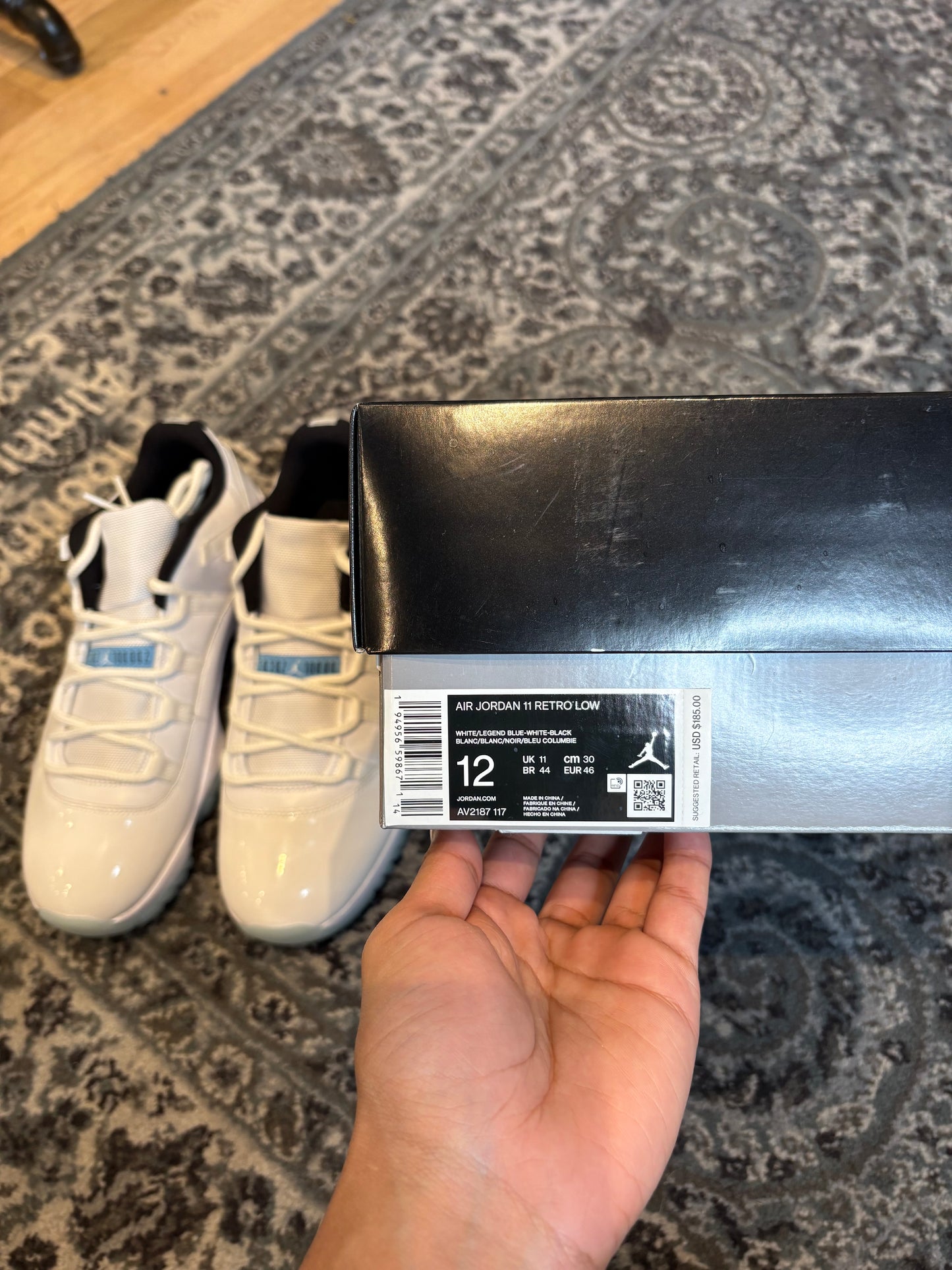 Jordan 11 Retro Low “Legend Blue” DS OG SIZE 12