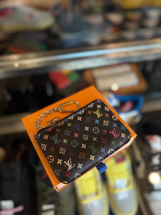 Louis Vuitton Black Murakami Chain Wallet