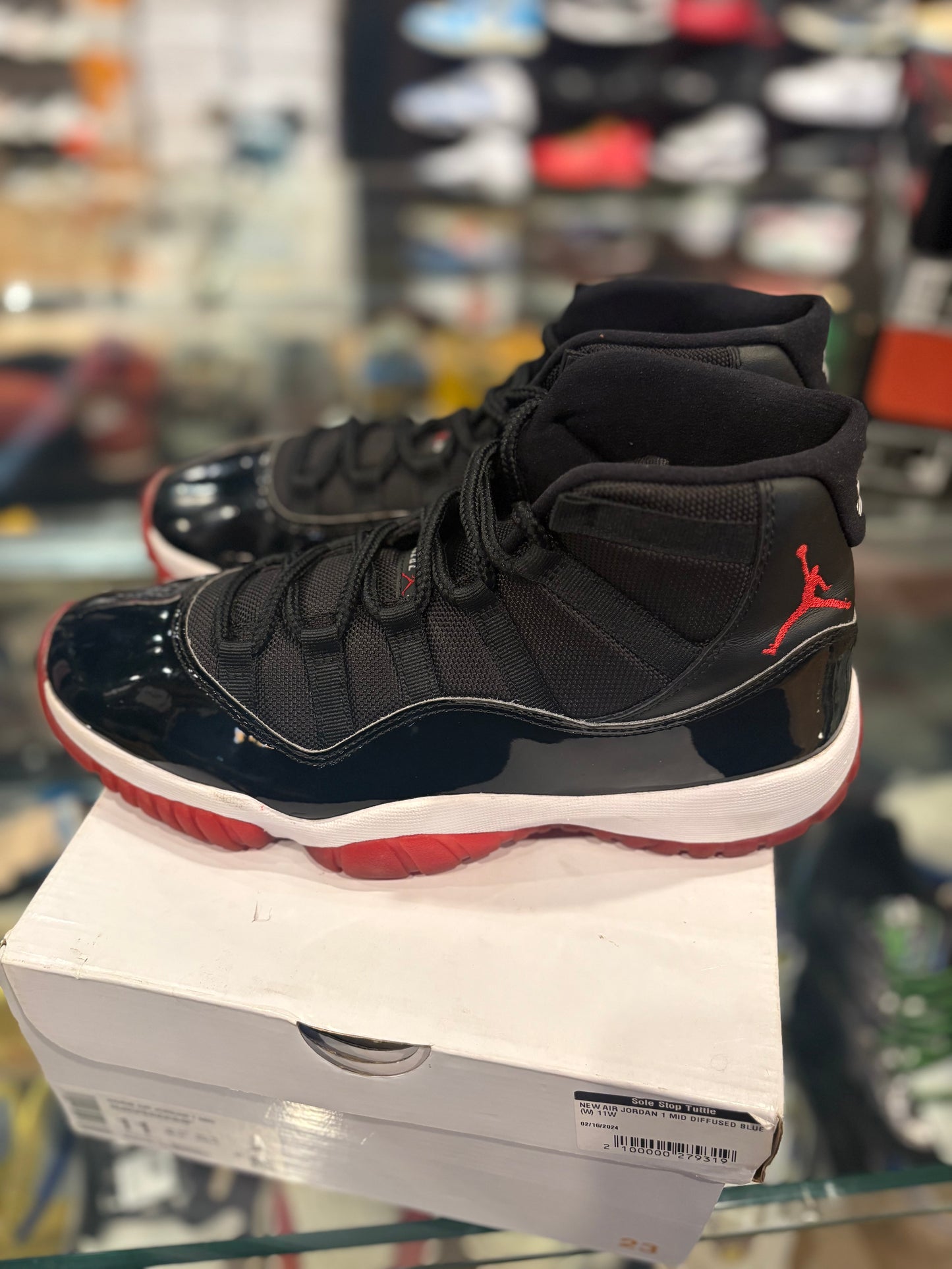 Jordan 11 ‘Bred’ Size 10 RP box