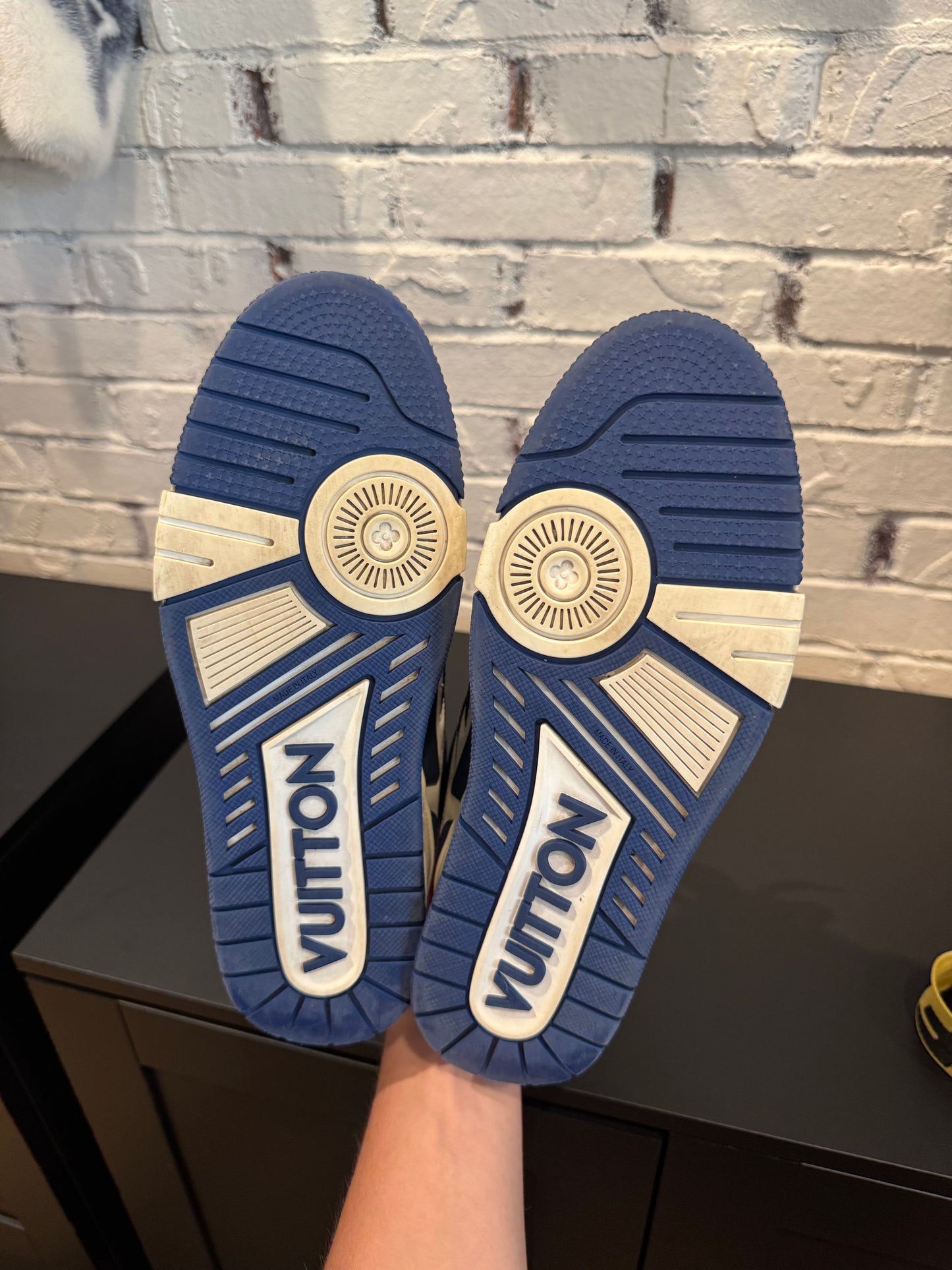 Louis Vuitton Skate Sneaker Navy Snake Skin (Size 10.5-11 US) (9.5LV) PO NB