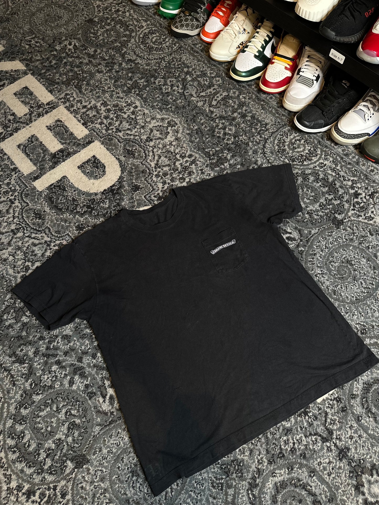 Chrome Hearts Scroll Logo Tee Size XXL