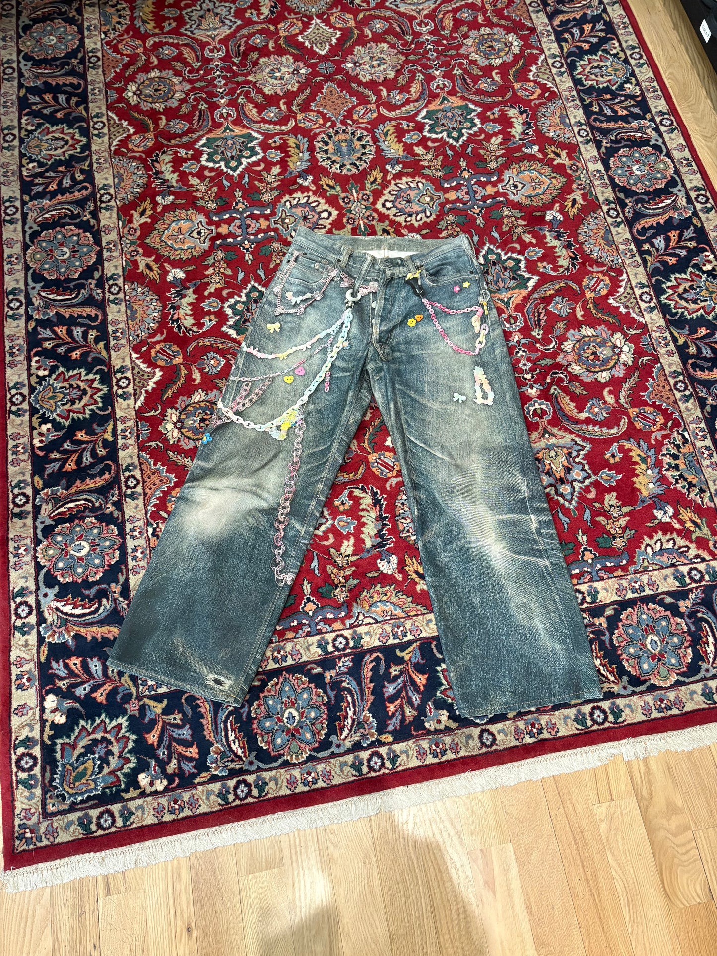 Acne Studios Chain Jeans Loose Fit PO EU 50