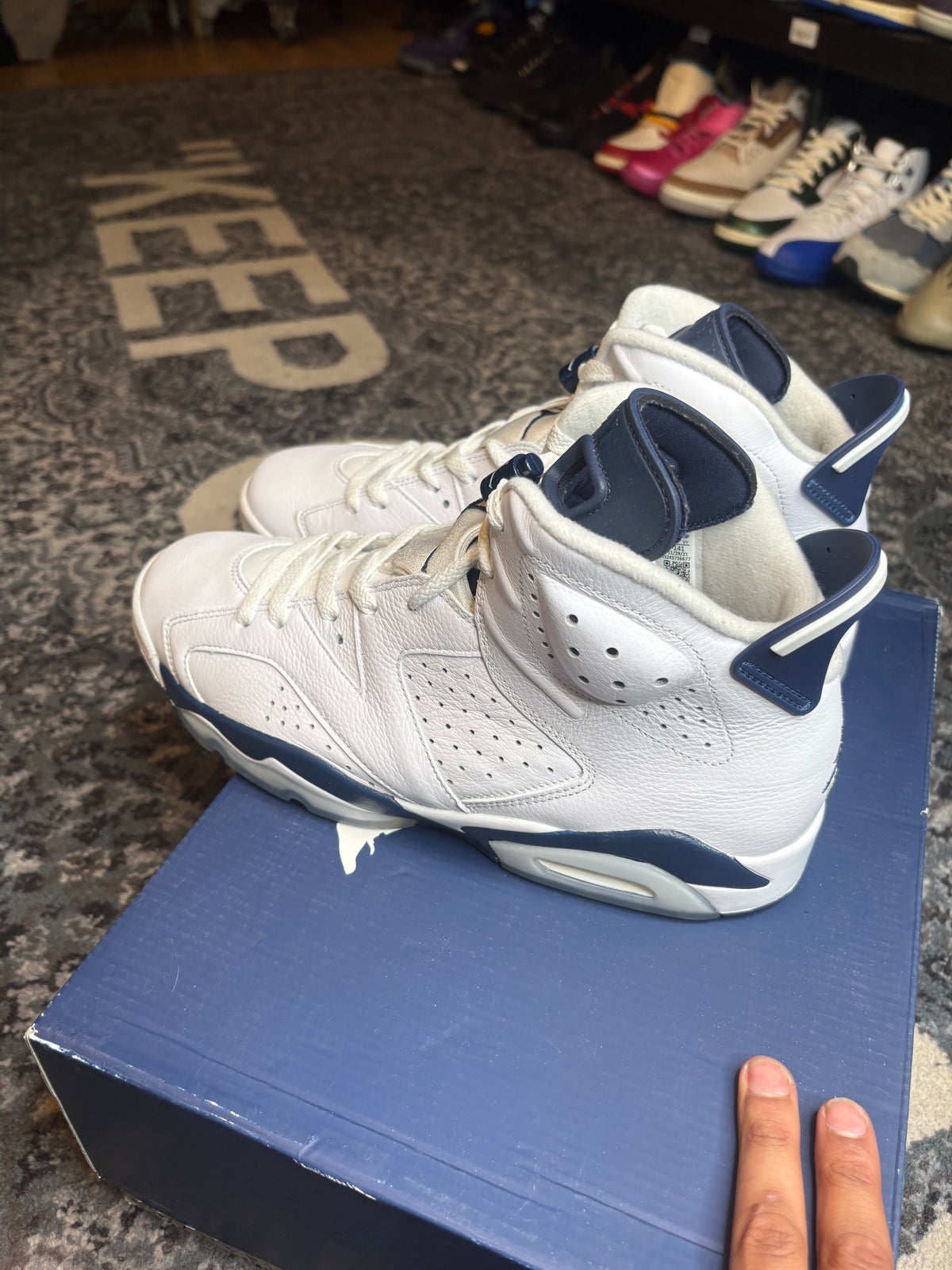 Jordan 6 Retro “Midnight Navy” Clean Og Size 11