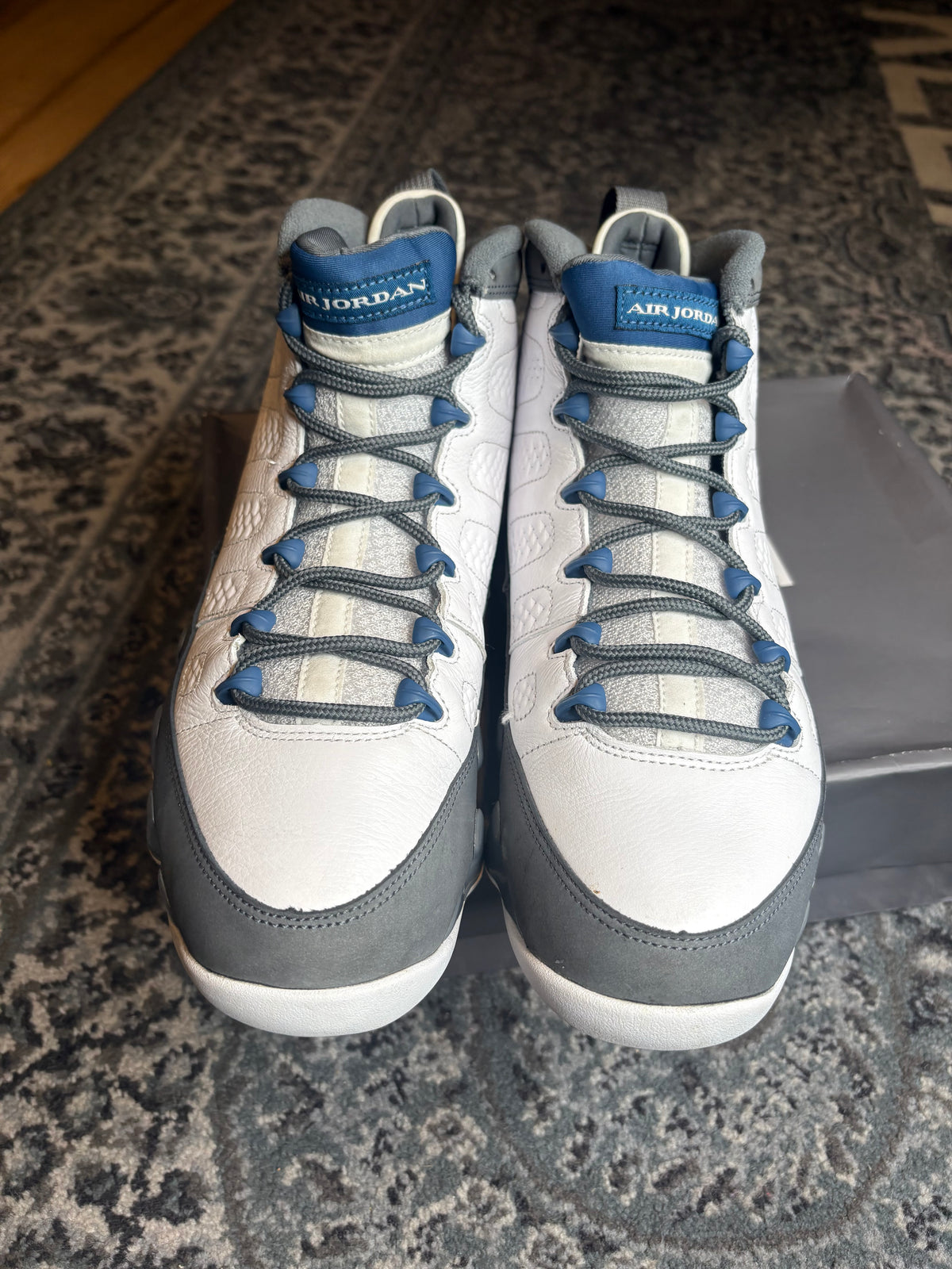 Jordan 9 Retro “Flint Grey French Blue” Clean Og Size 10.5