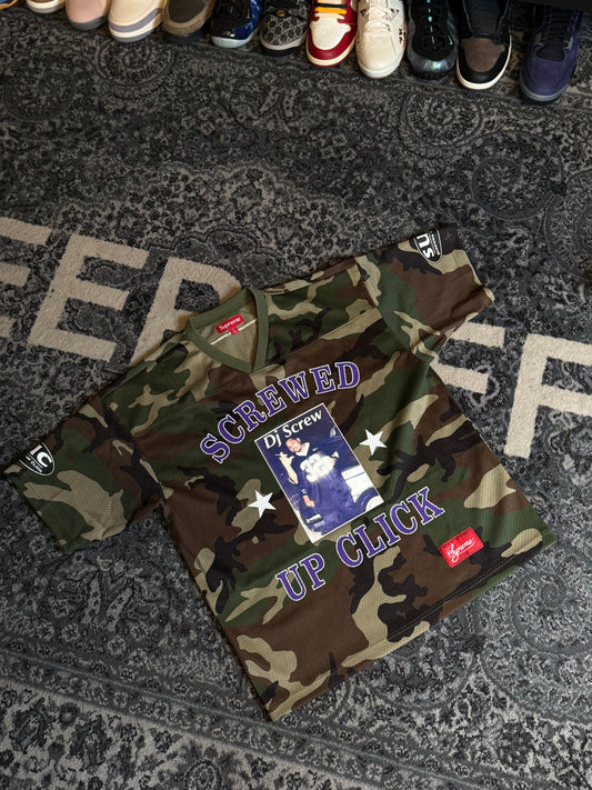 Supreme x DJ Screw Woodland Camo Jersey DS Size Medium