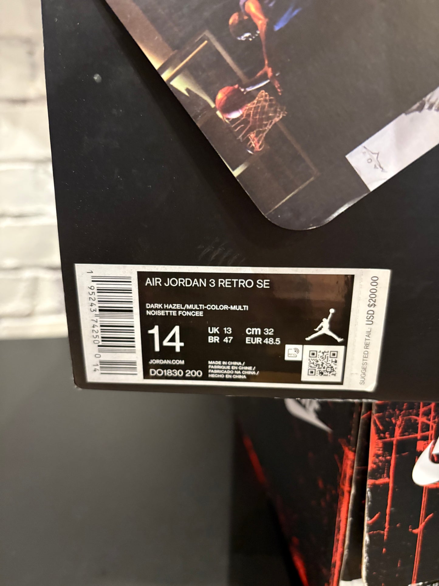 Jordan 3 Retro Patchwork Camo Clean OG Size 14