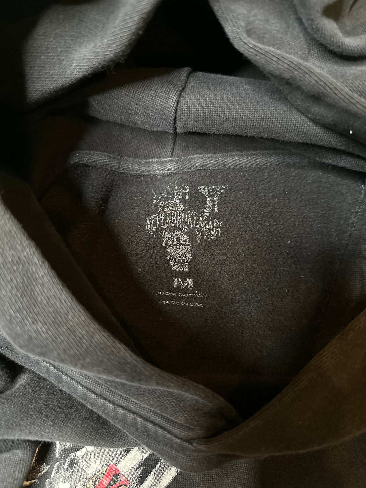 Vlone Skeleton Hoodie Size Medium