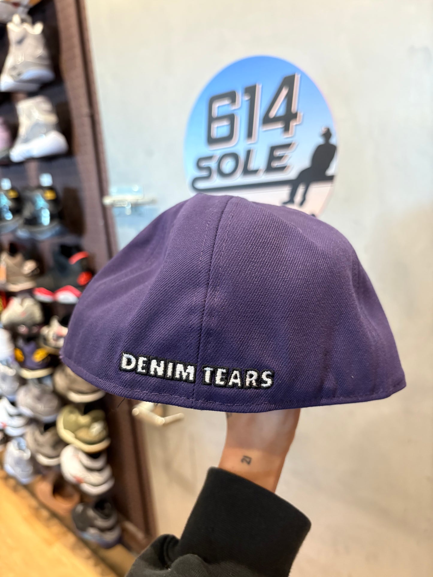 Denim Tears Purple Fitted Hat 7&5/8
