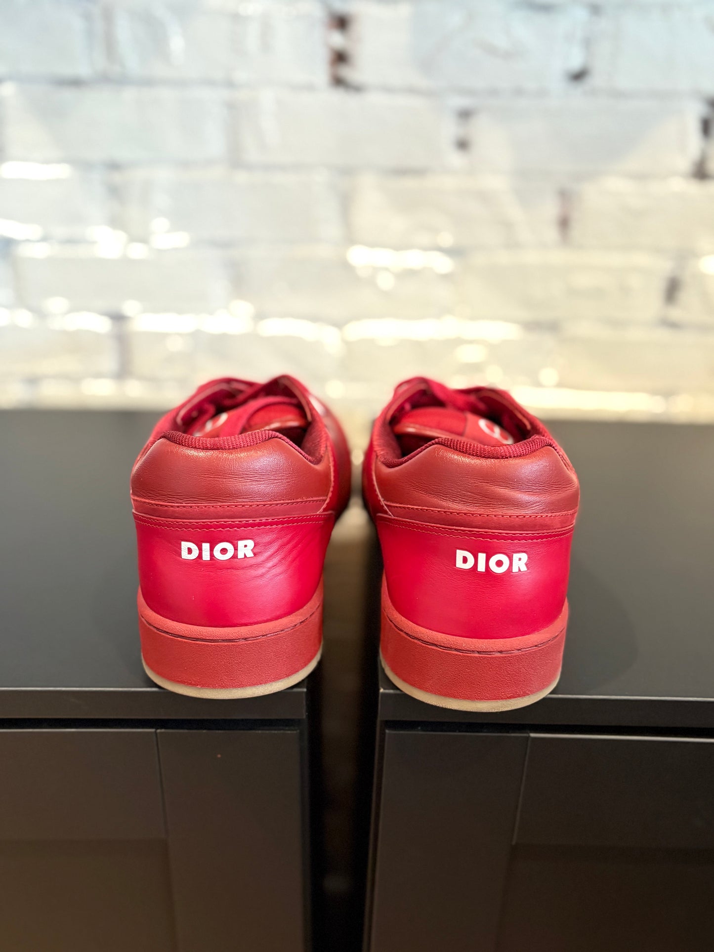 Dior Red Monogram Sneaker Clean NB Size 46