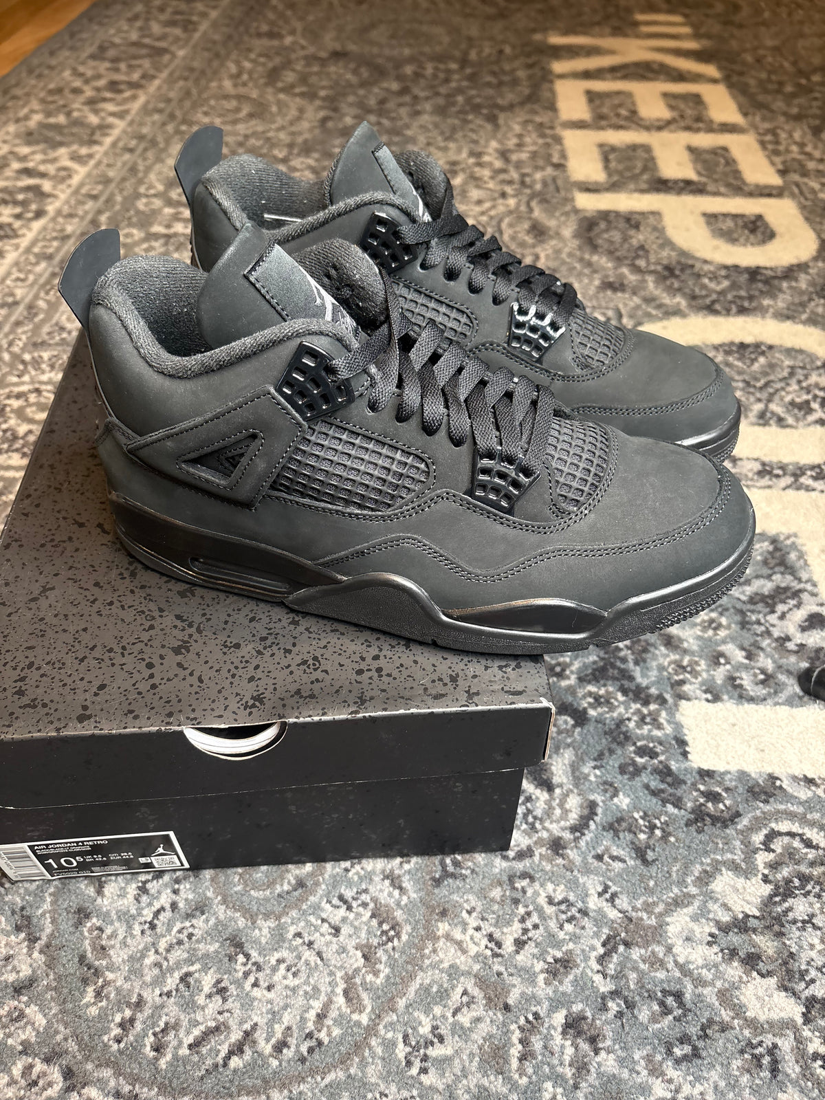 Jordan 4 Retro “Black Cat” Clean Og Size 10.5