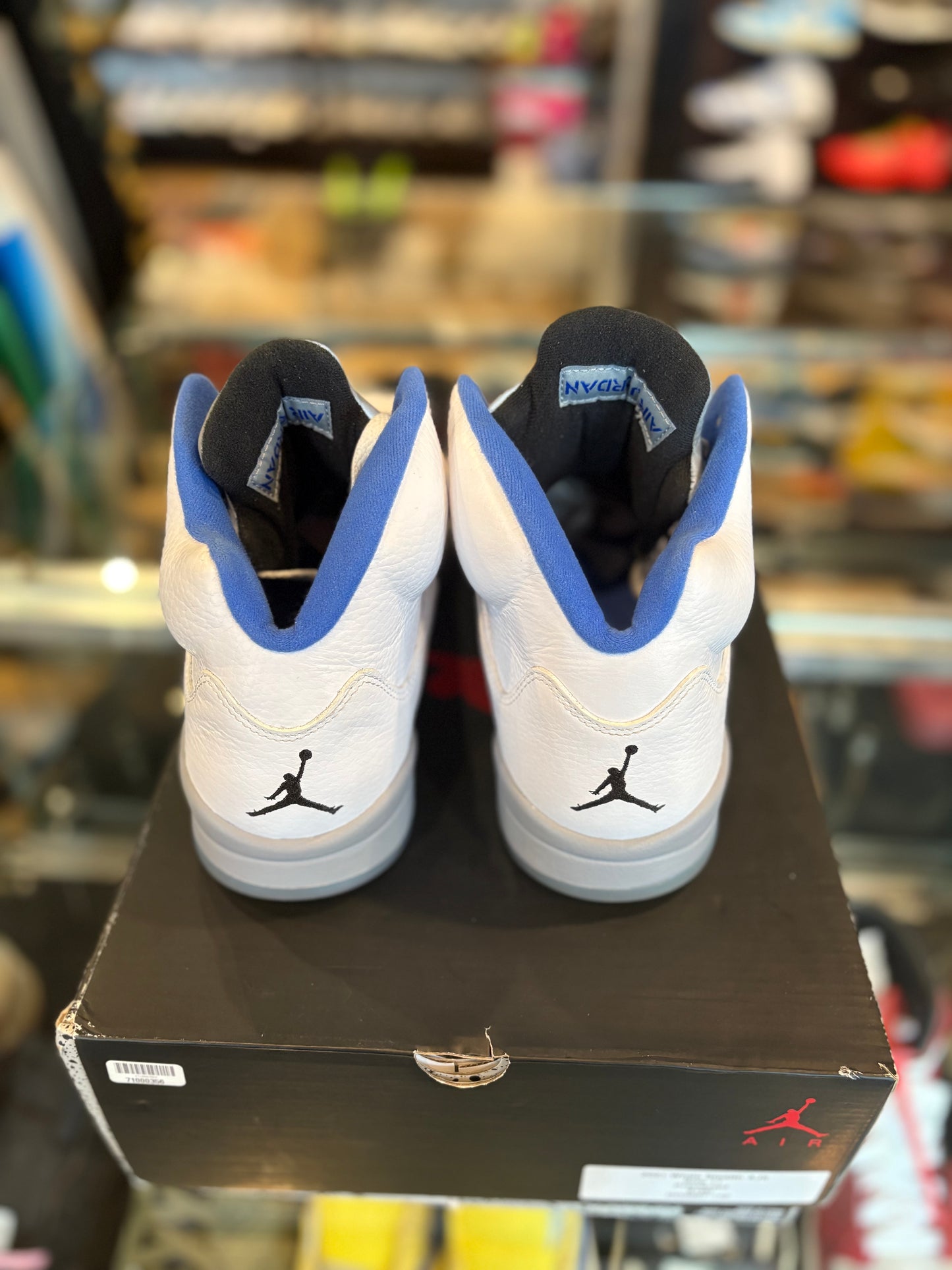 Air Jordan 5 Retro White Stealth PO Size 11