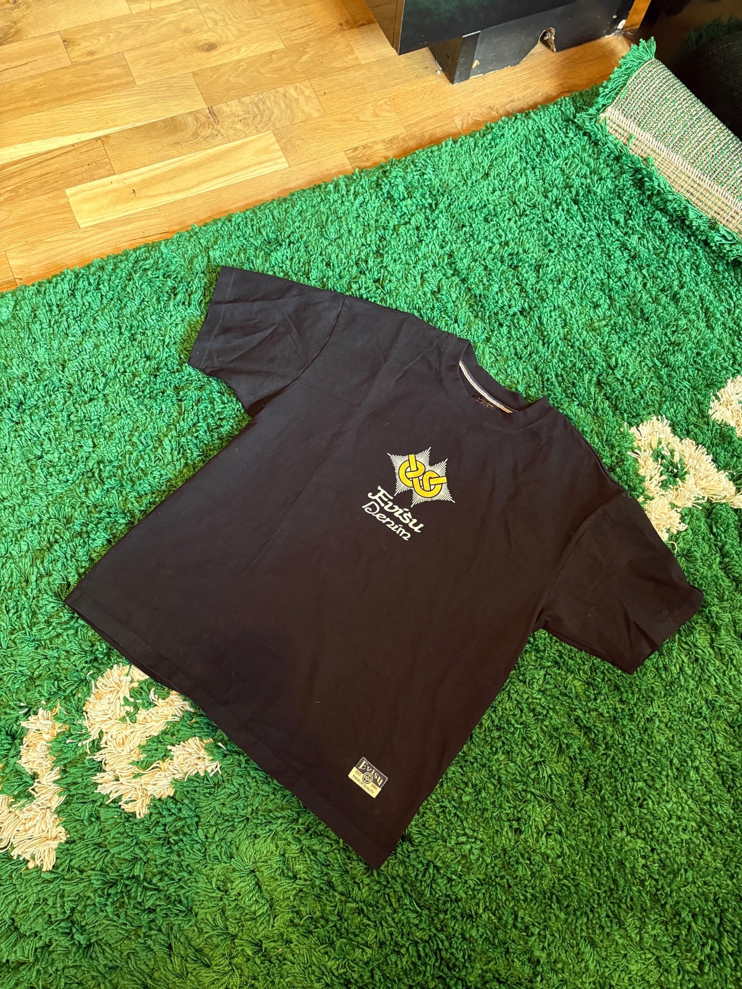 Evisu Tee Black Size Medium