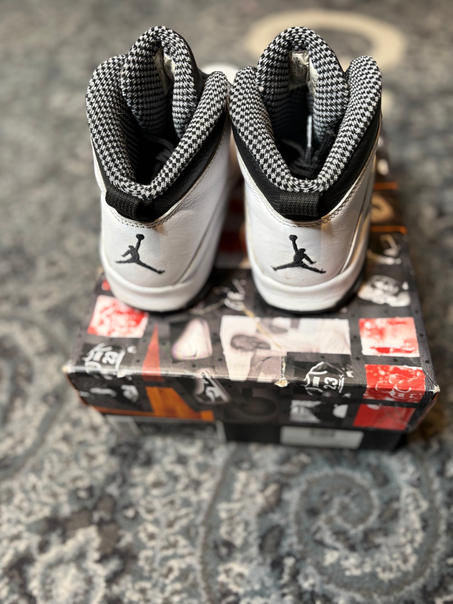 Jordan 10 Retro “Steel” Po Og Size 6.5Y