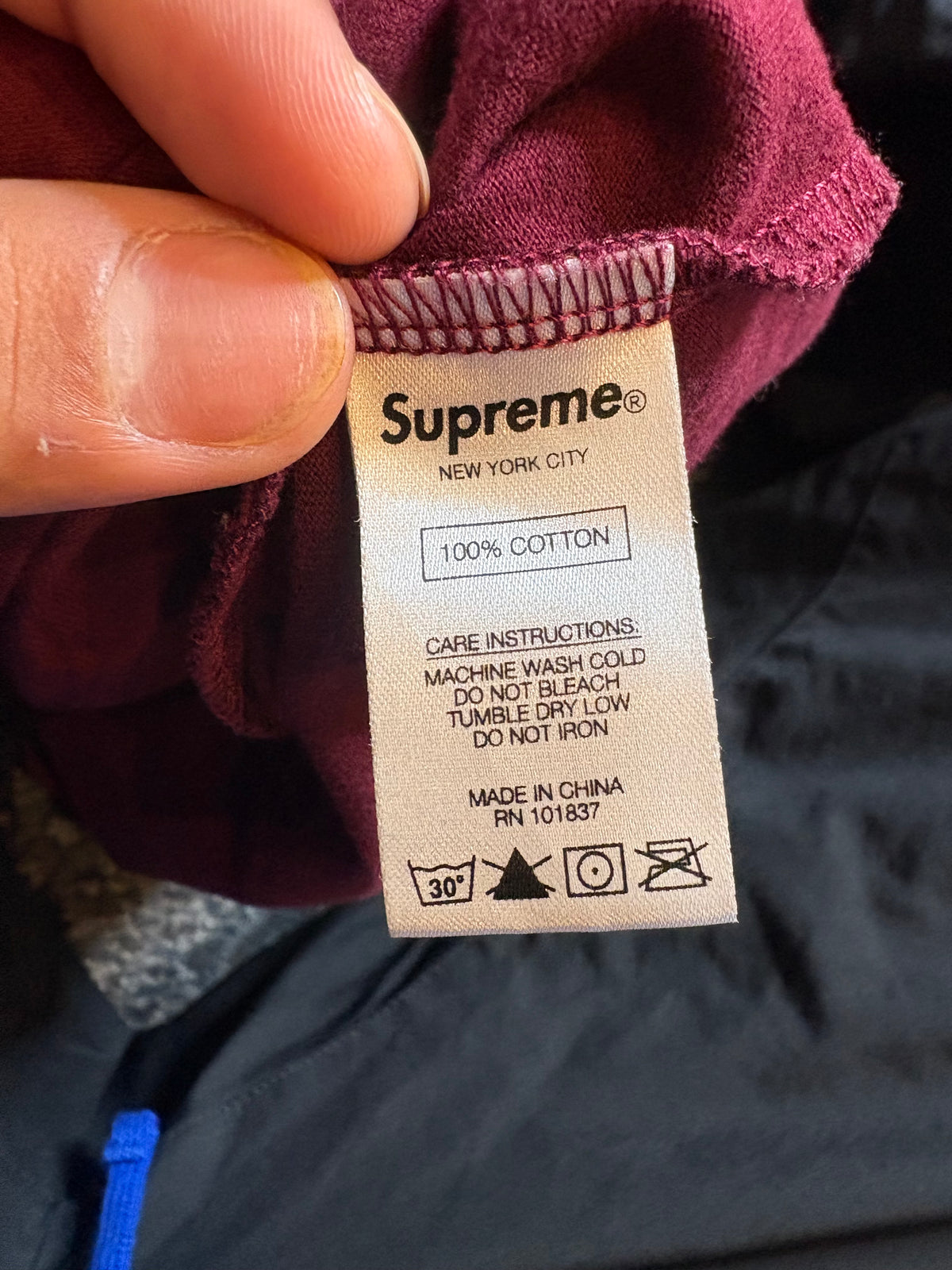 Supreme Playboy Pocket Tee “Burgundy” Size Medium