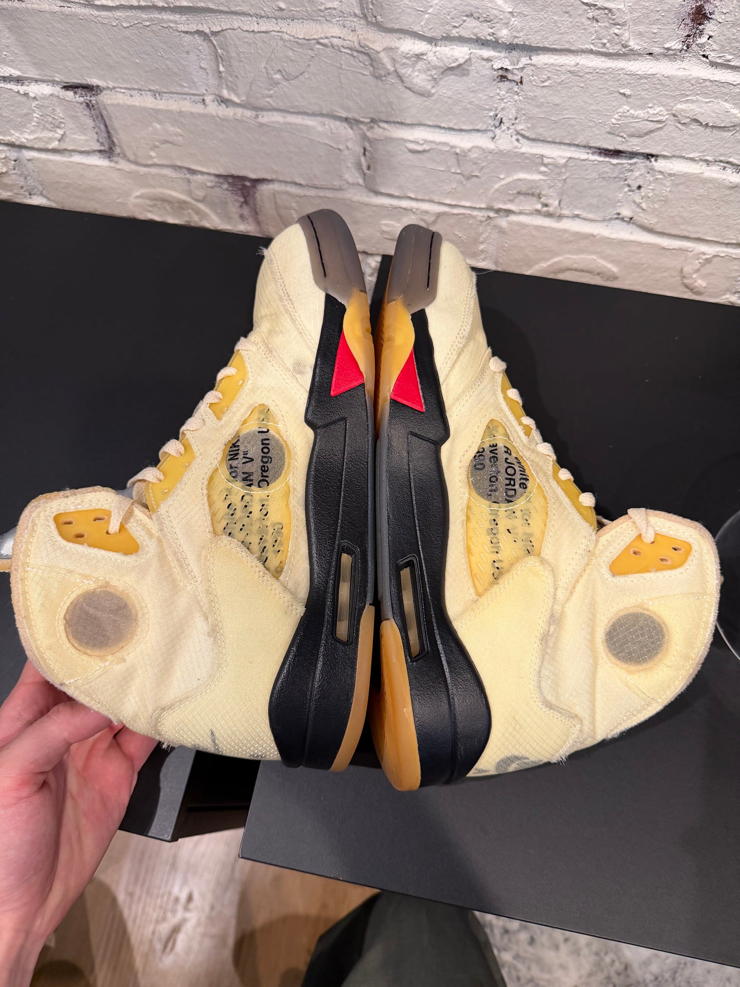 Jordan 5 Retro Off-White Sail Clean NB Size 11