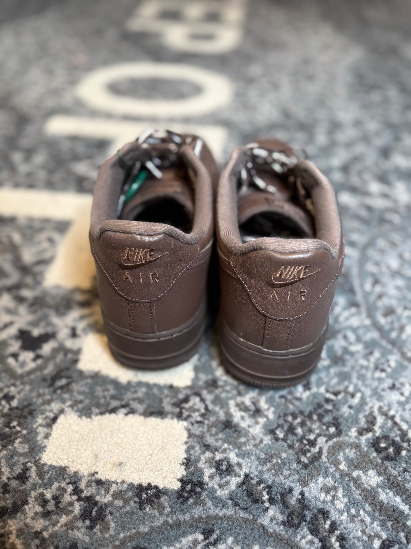 Nike X Supreme Air Force 1 “Brown” PO NB SIZE 12