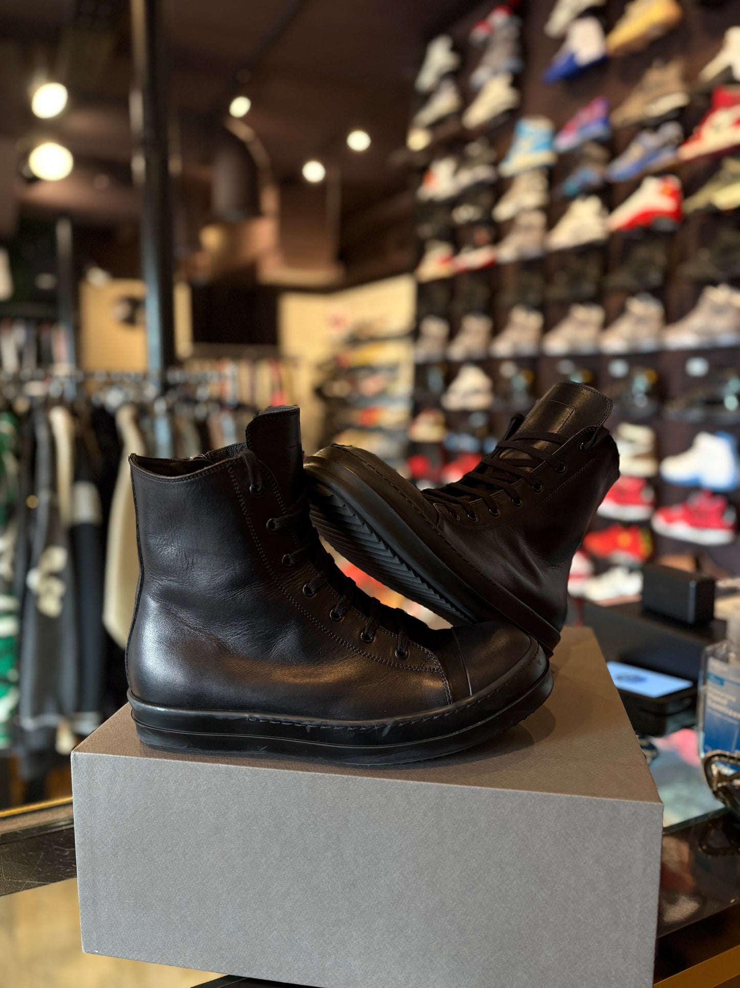 Rick Owen’s Triple Black Ramones High Clean OG Size 43.5 (10.5 US)