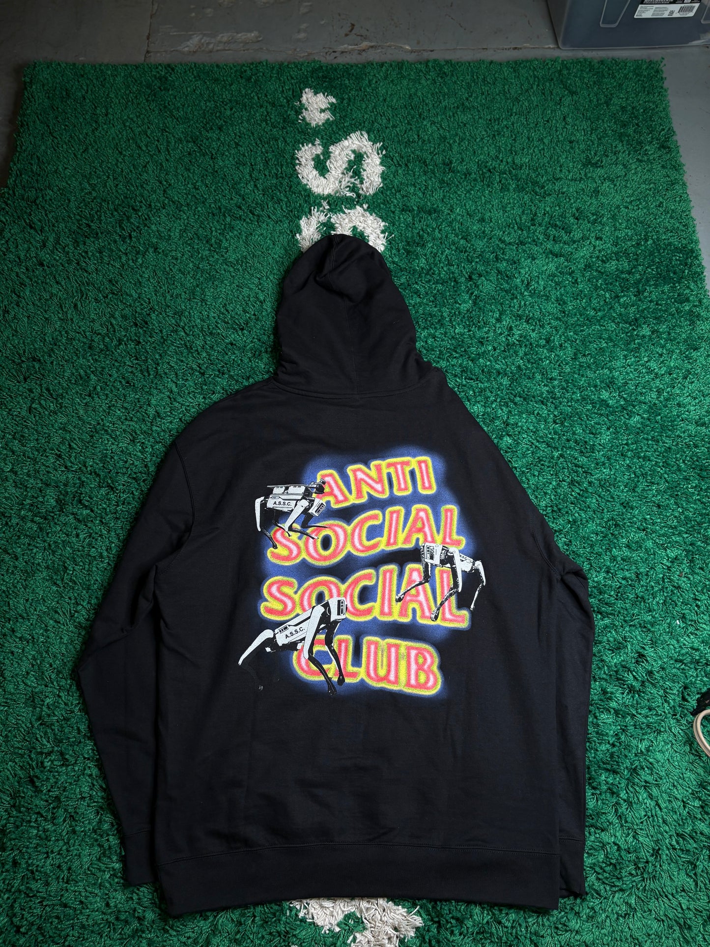 ASSC Hoodie Neon DS Size XXL
