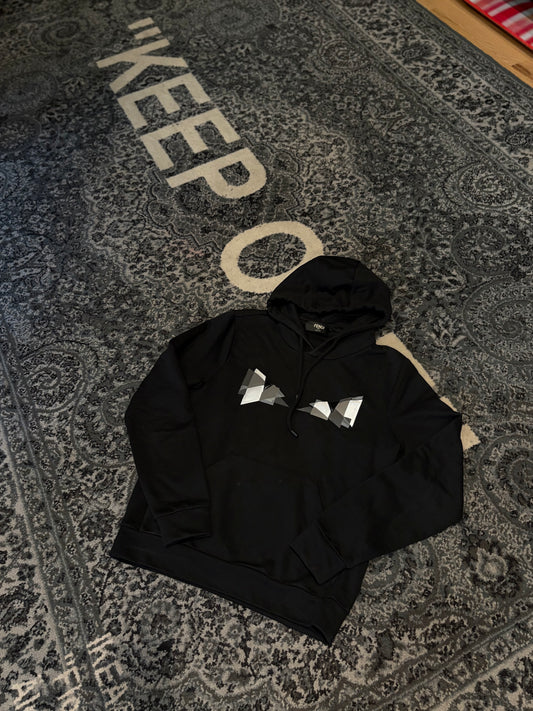 Fendi Eyes Hoodie Black Size XS