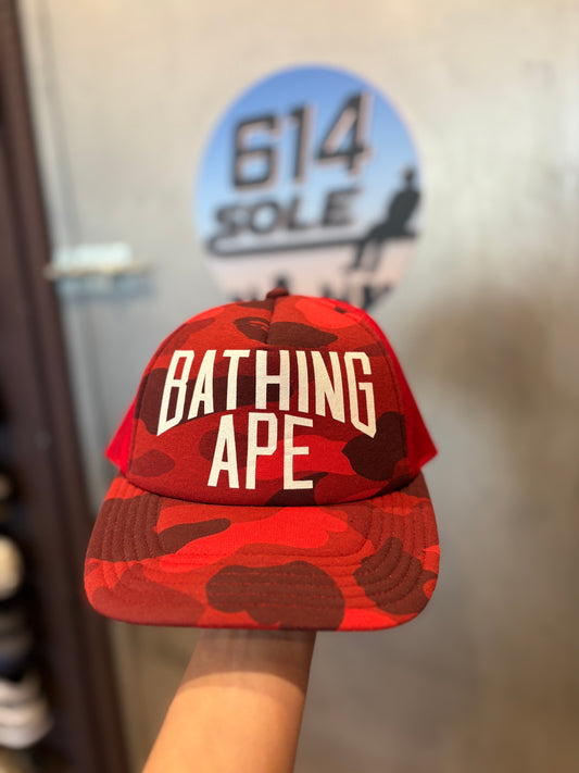 Bape Trucker Red