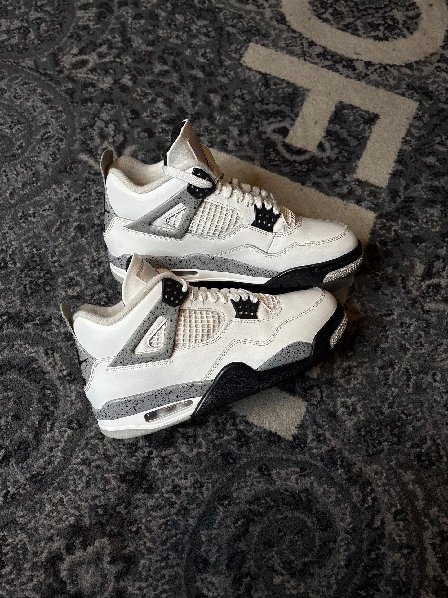 Jordan 4 Retro “White Cement” Clean No Box