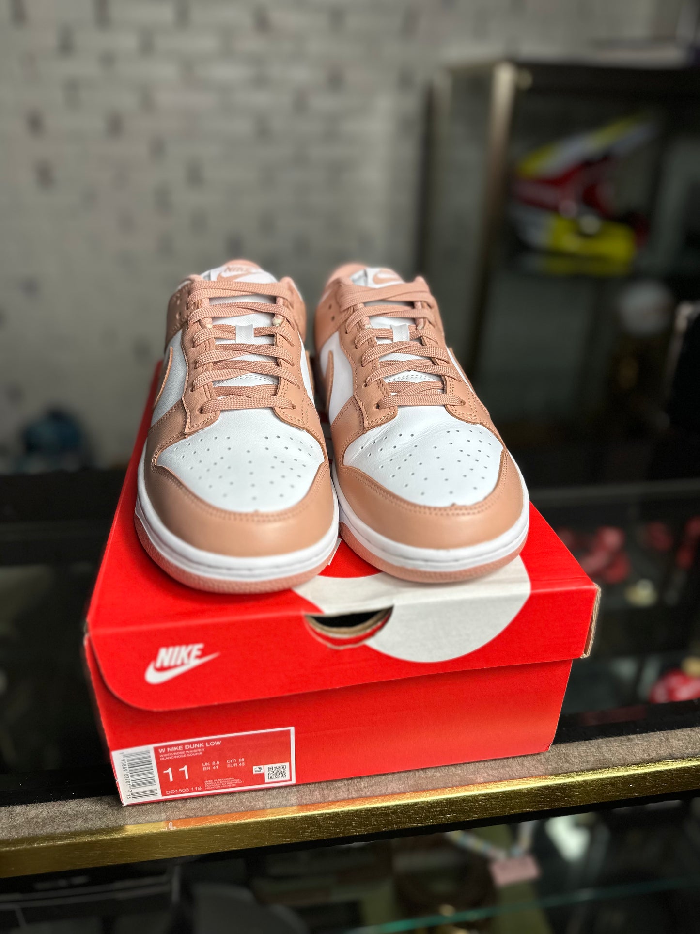 Dunk low rose whisper size 9.5m/11w