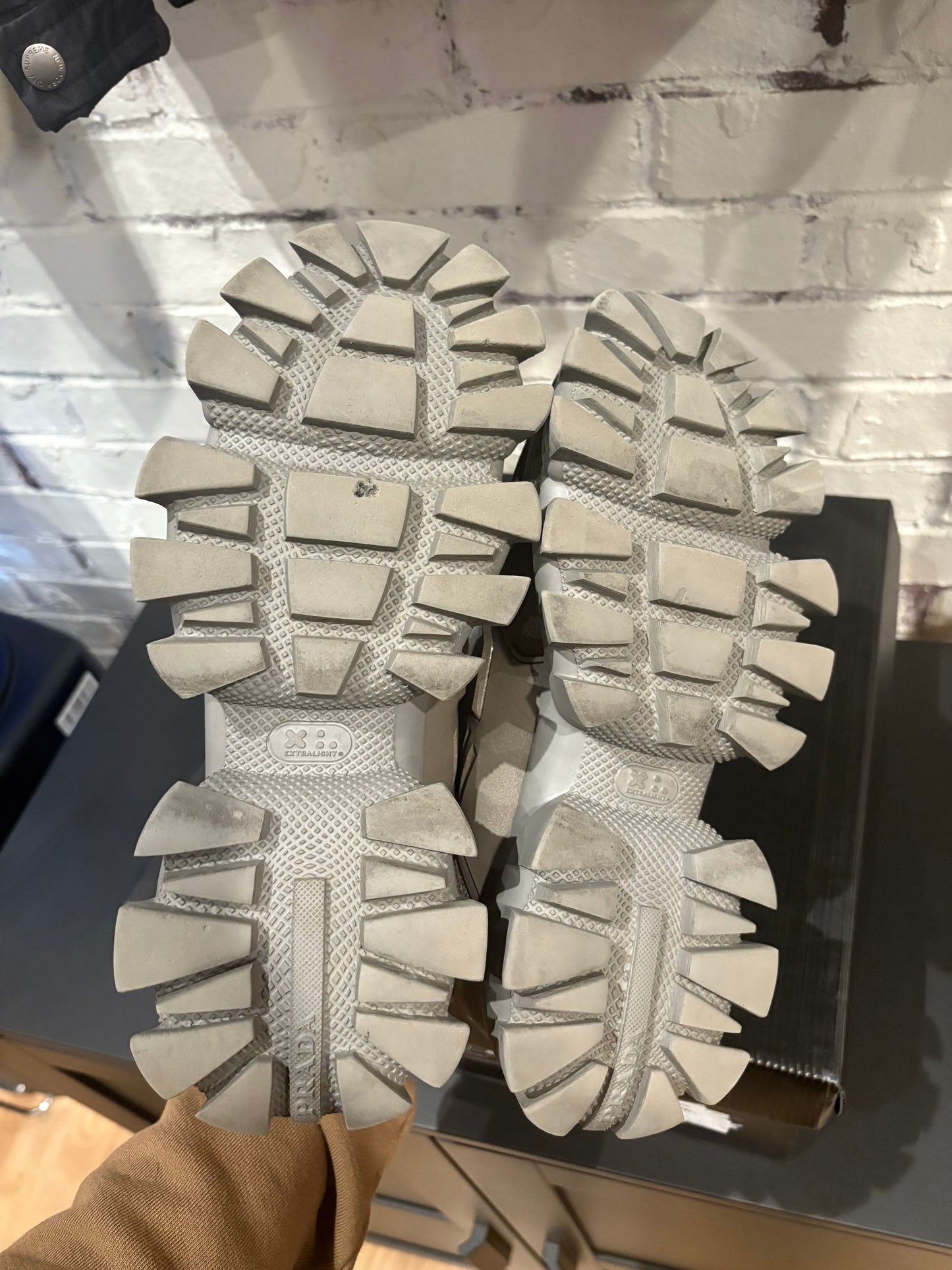 Prada Cloudbust Thunder Gray PO Size 7.5