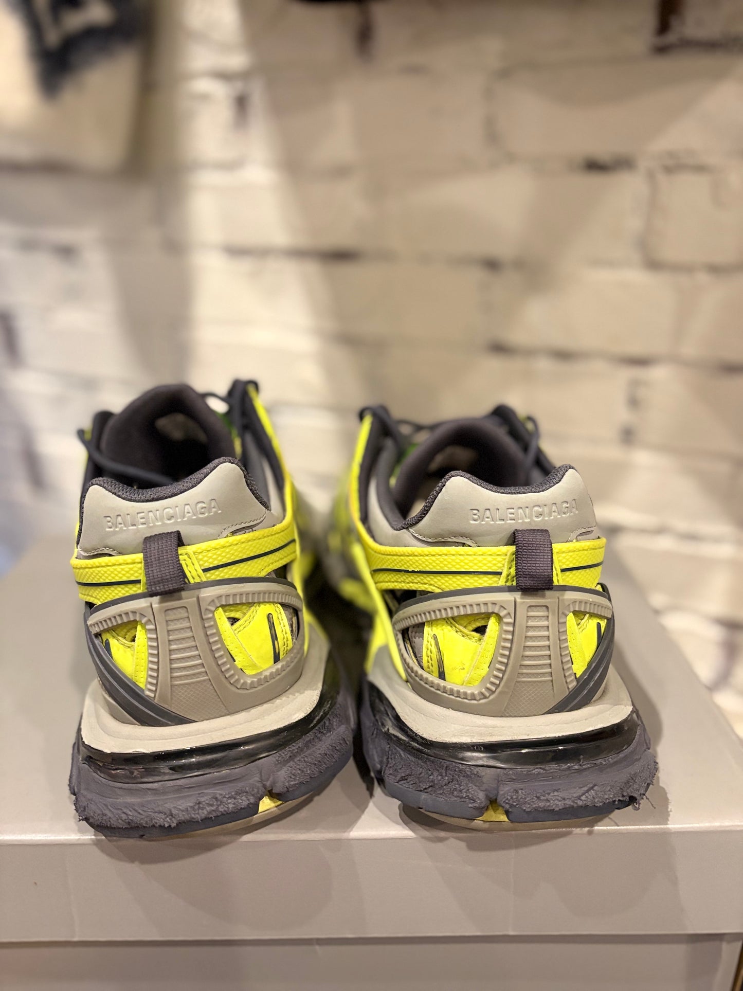 Balenciaga Trainers Gray/Yellow Clean OG Size 45
