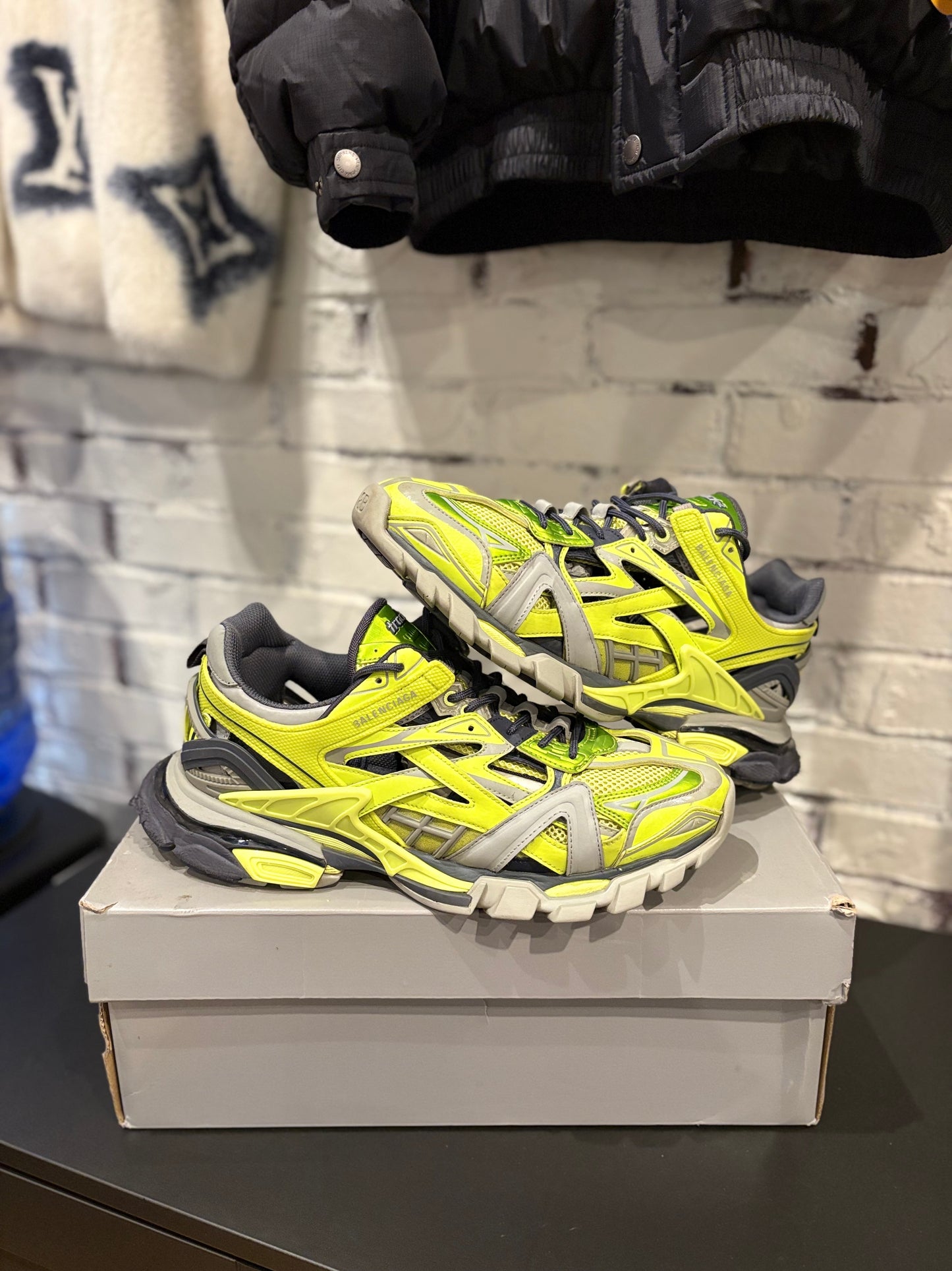 Balenciaga Trainers Gray/Yellow Clean OG Size 45