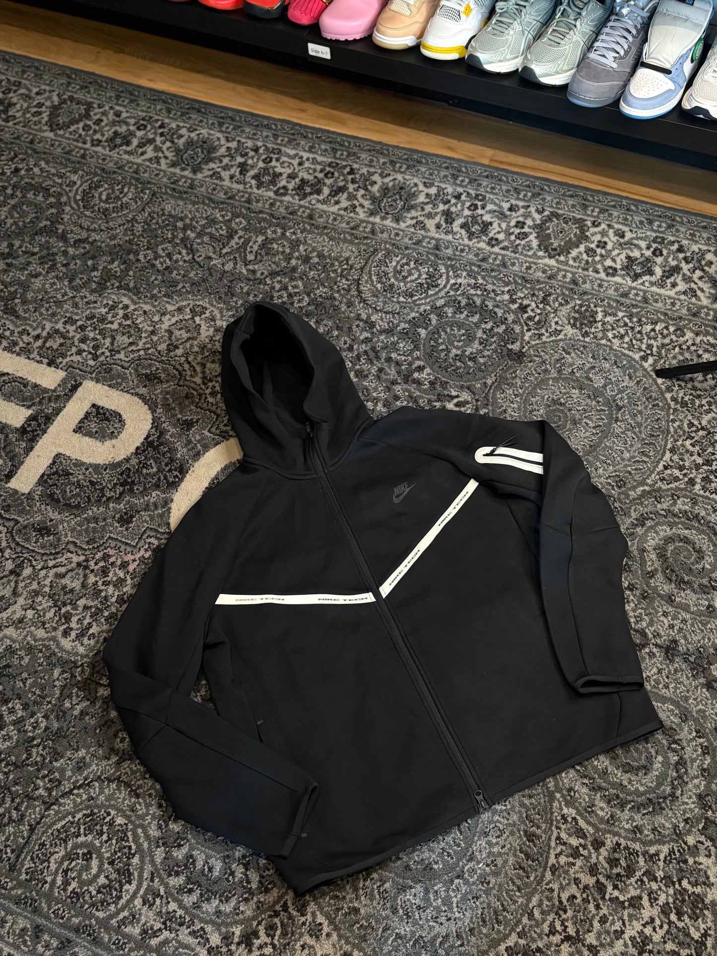 Nike Tech Zip Black Size XL