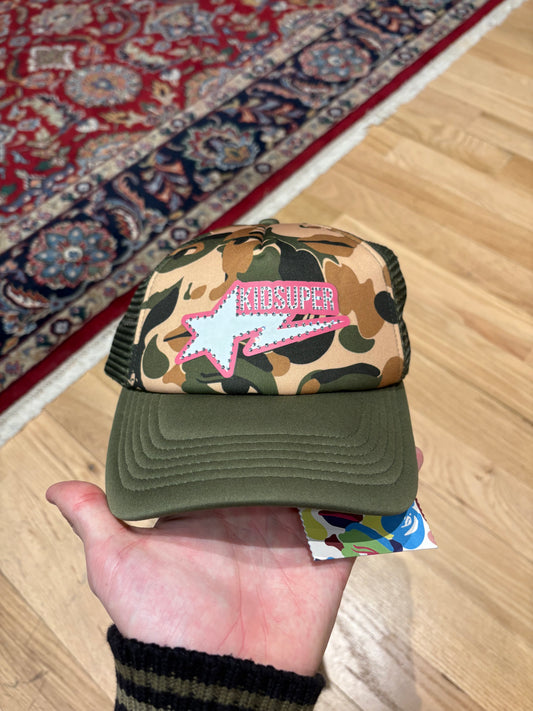 Bape x Kidsuper Trucker Hat DS