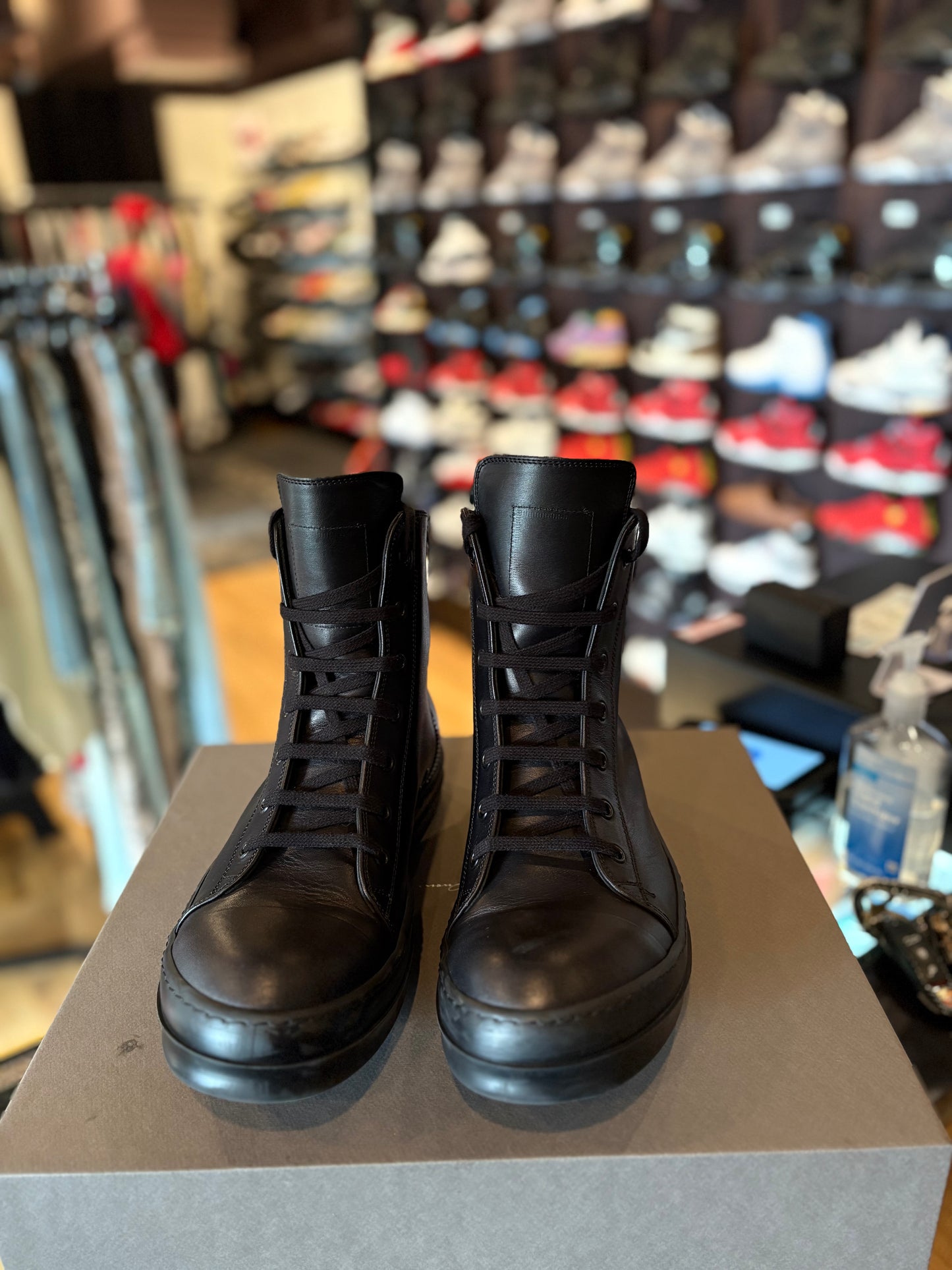 Rick Owen’s Triple Black Ramones High Clean OG Size 43.5 (10.5 US)
