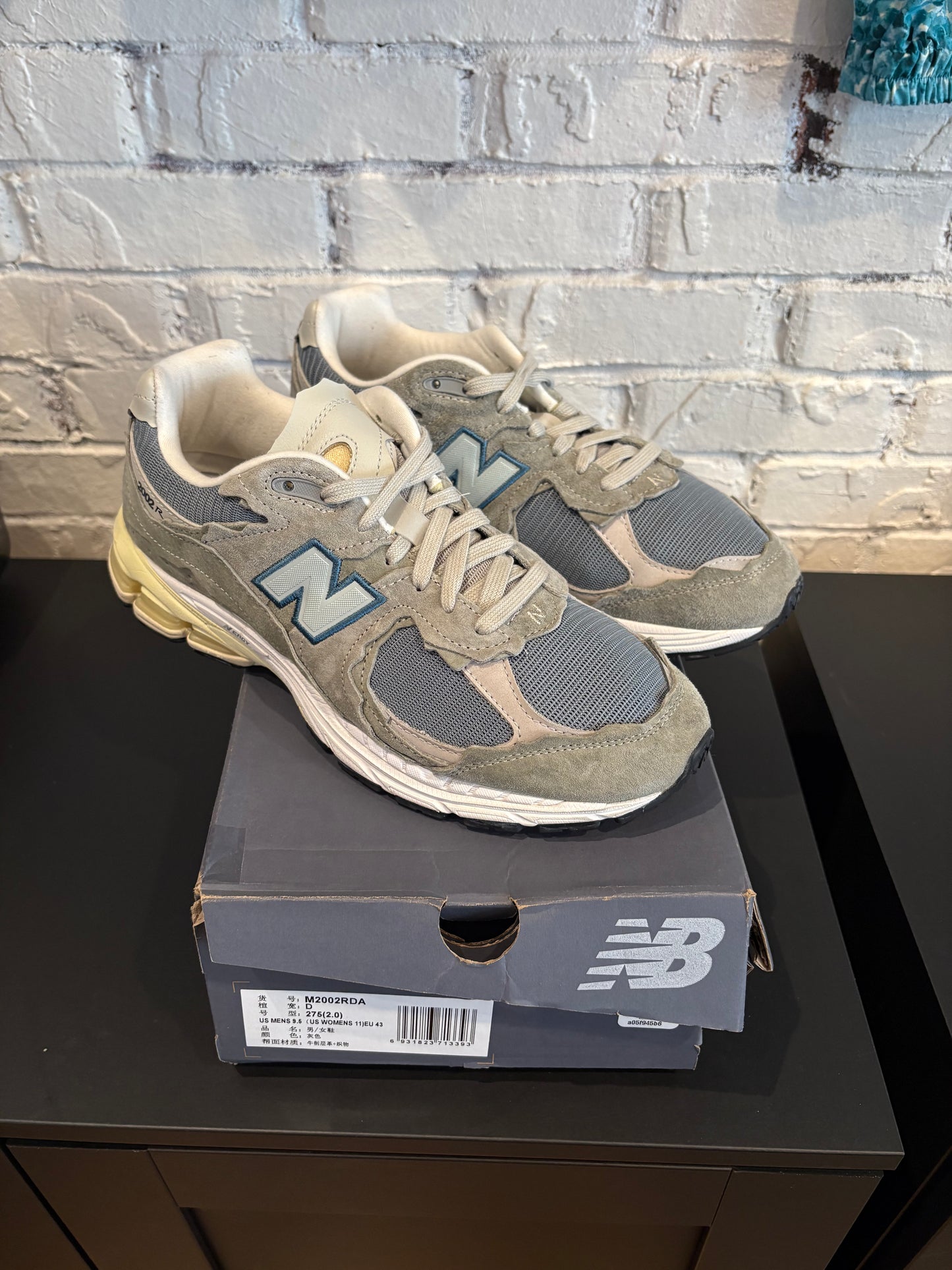 New Balance 2002R Protection Pack Rain Cloud PO Size 9.5