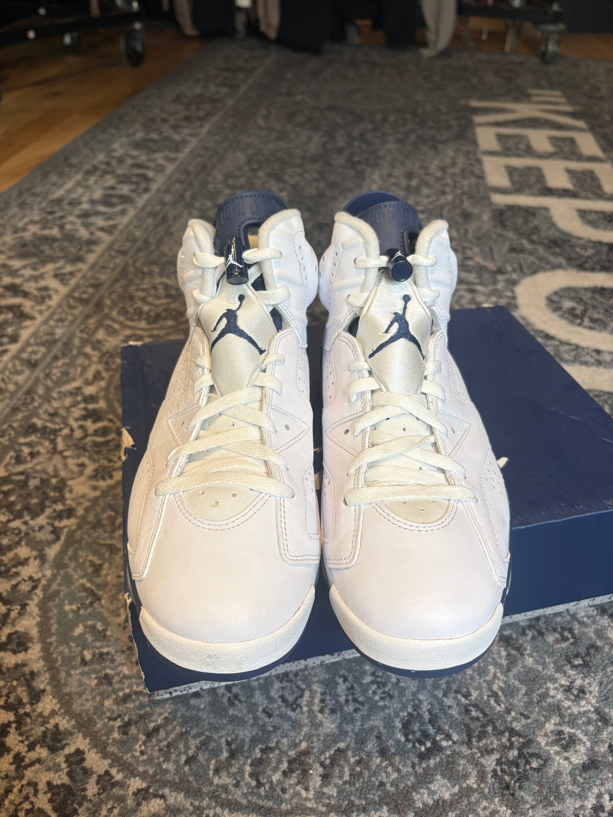 Jordan 6 Retro “Midnight Navy” Clean Og Size 10