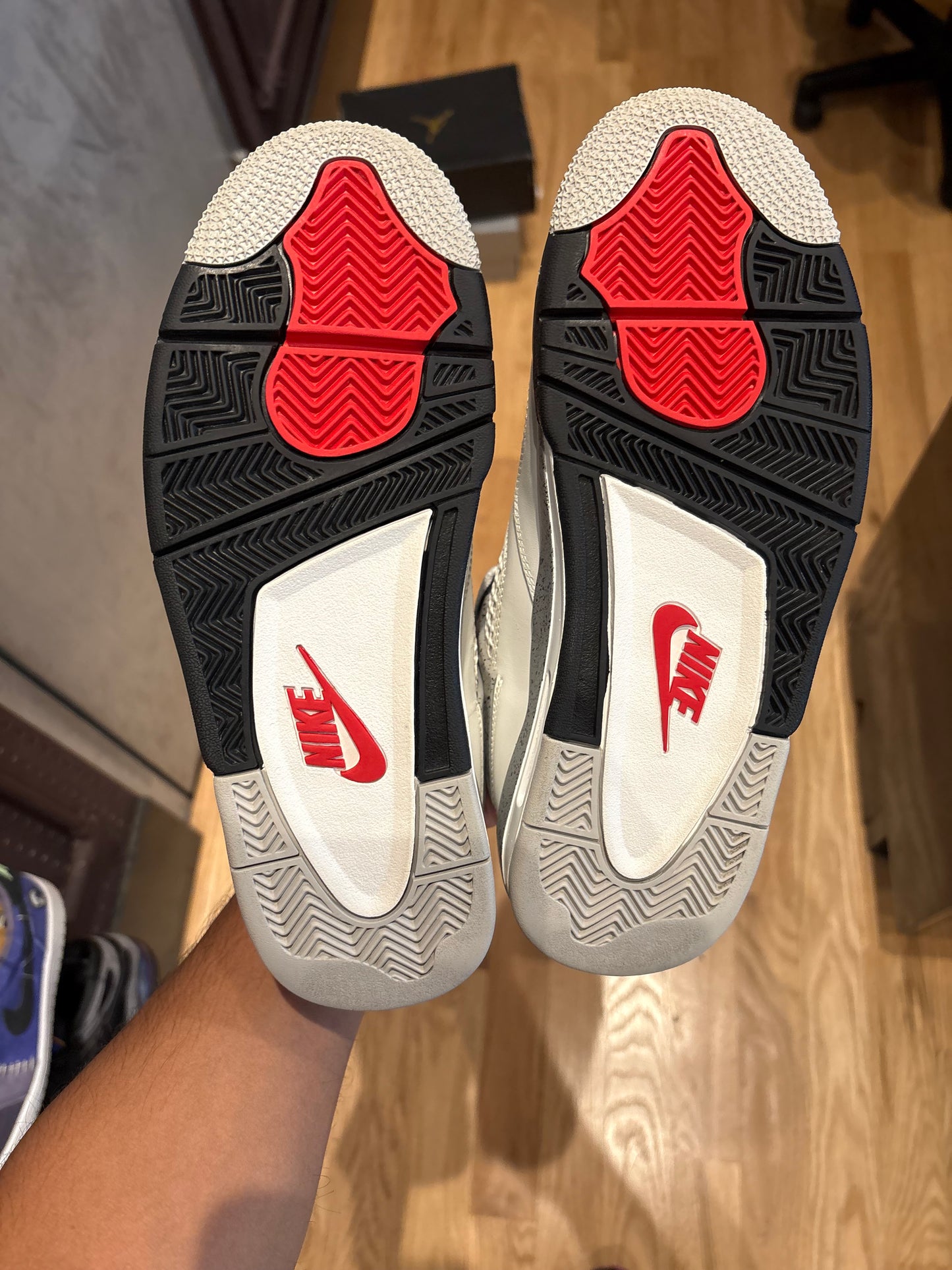 Jordan 4 Retro “White Cement” Clean No Box