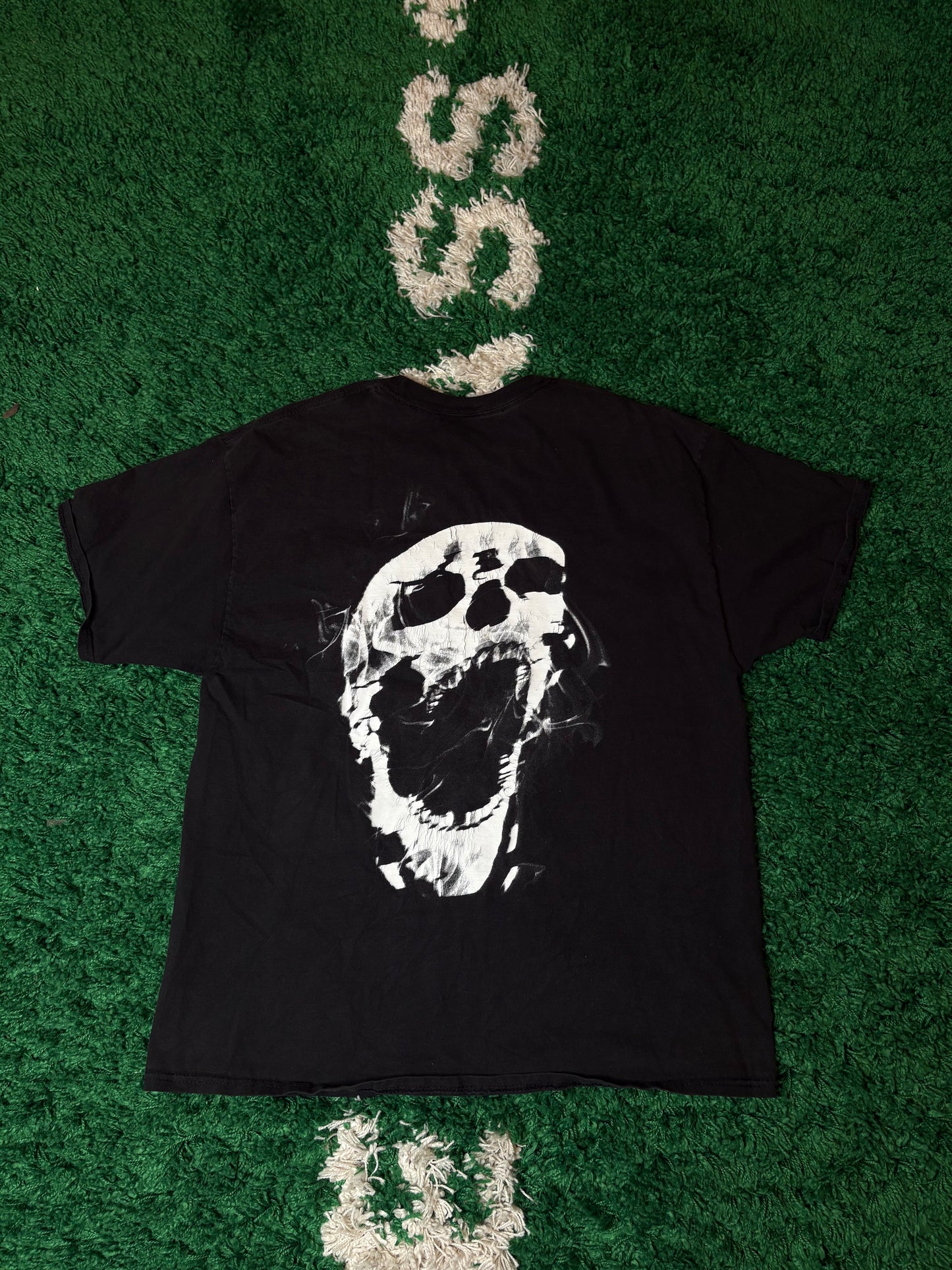 Revenge Skull Smoke Tee Black Size XL