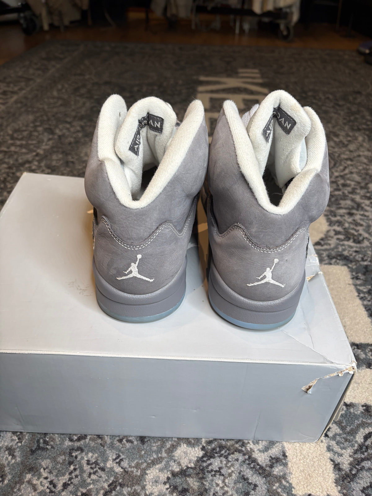 Jordan 5 Retro “Wolf Grey” Clean Og Size 12