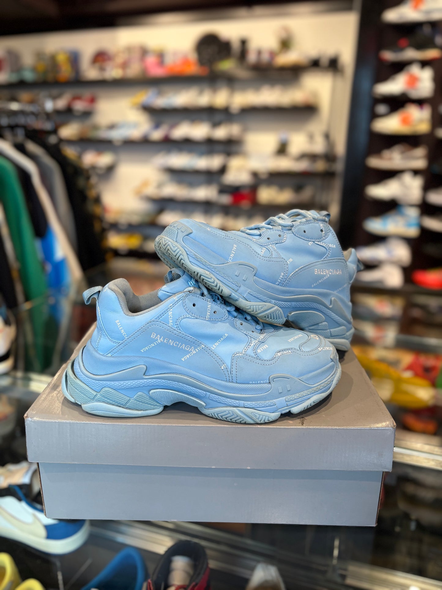 Balenciaga Triple S Baby Blue Clean Og Size 43