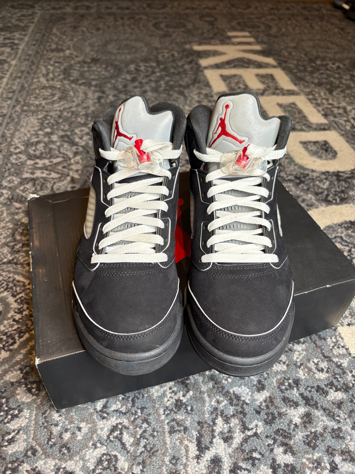 Jordan 5 Retro “Black Metallic” Clean Og Size 10