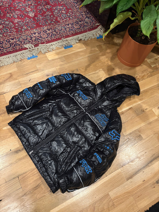 Supreme Fox Racing Black Puffer Size Small