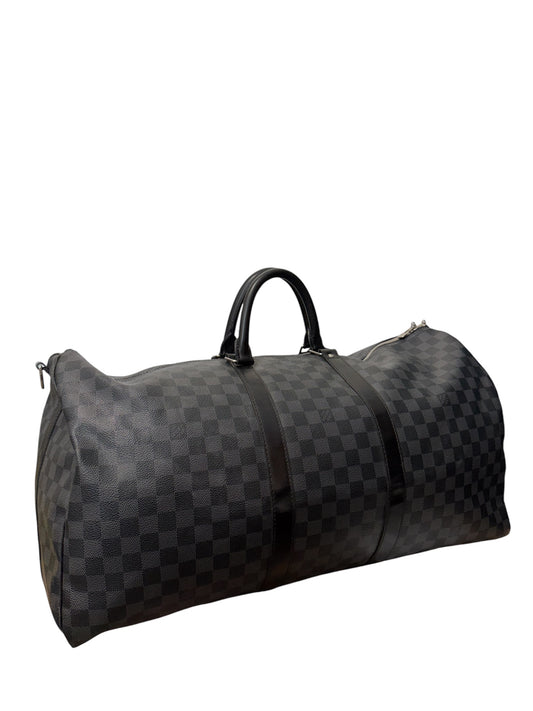 Louis Vuitton Duffle Black PO Size 55